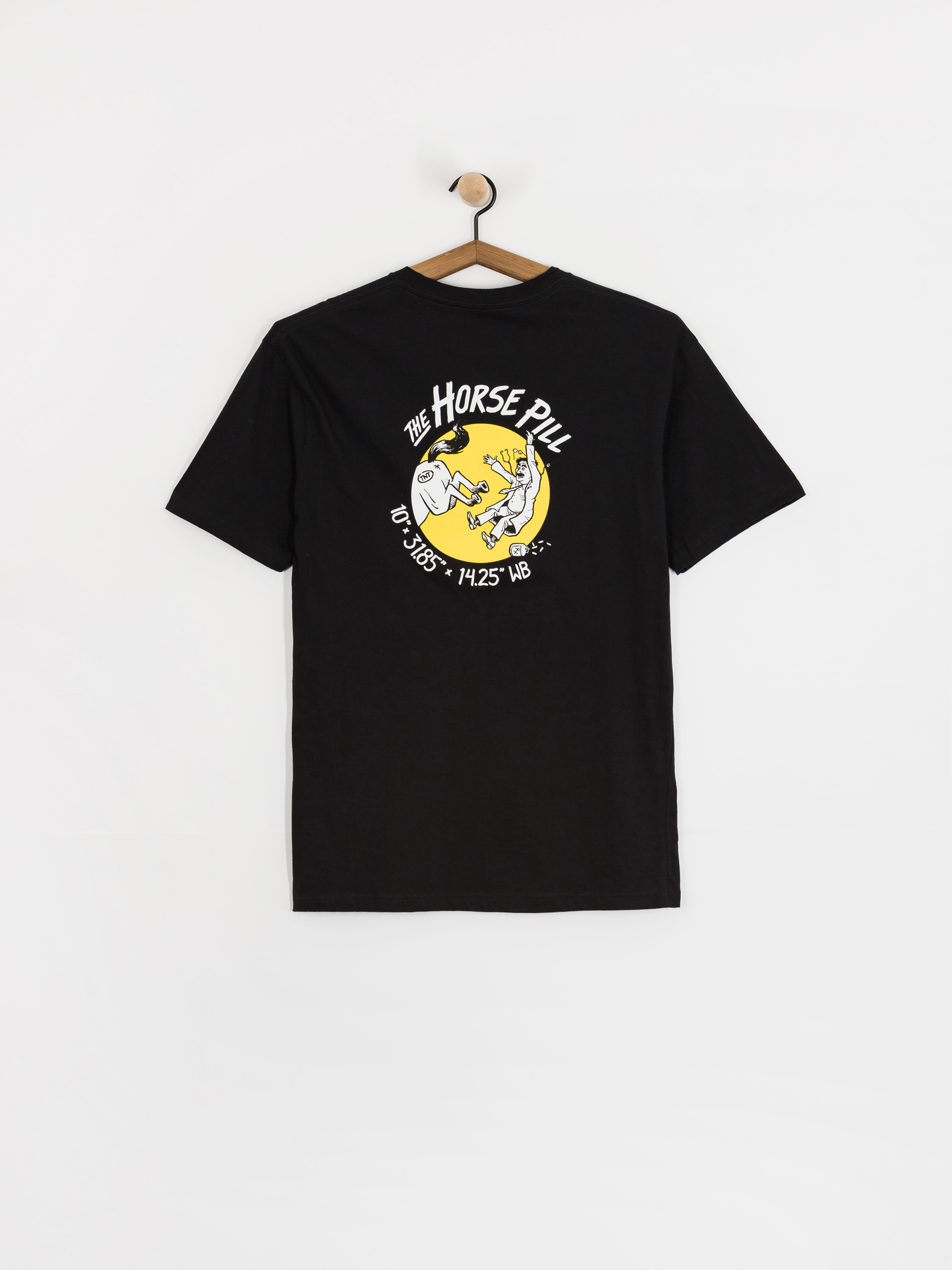 Тениска Antihero Horse Pill (black w/yellow&white prints)