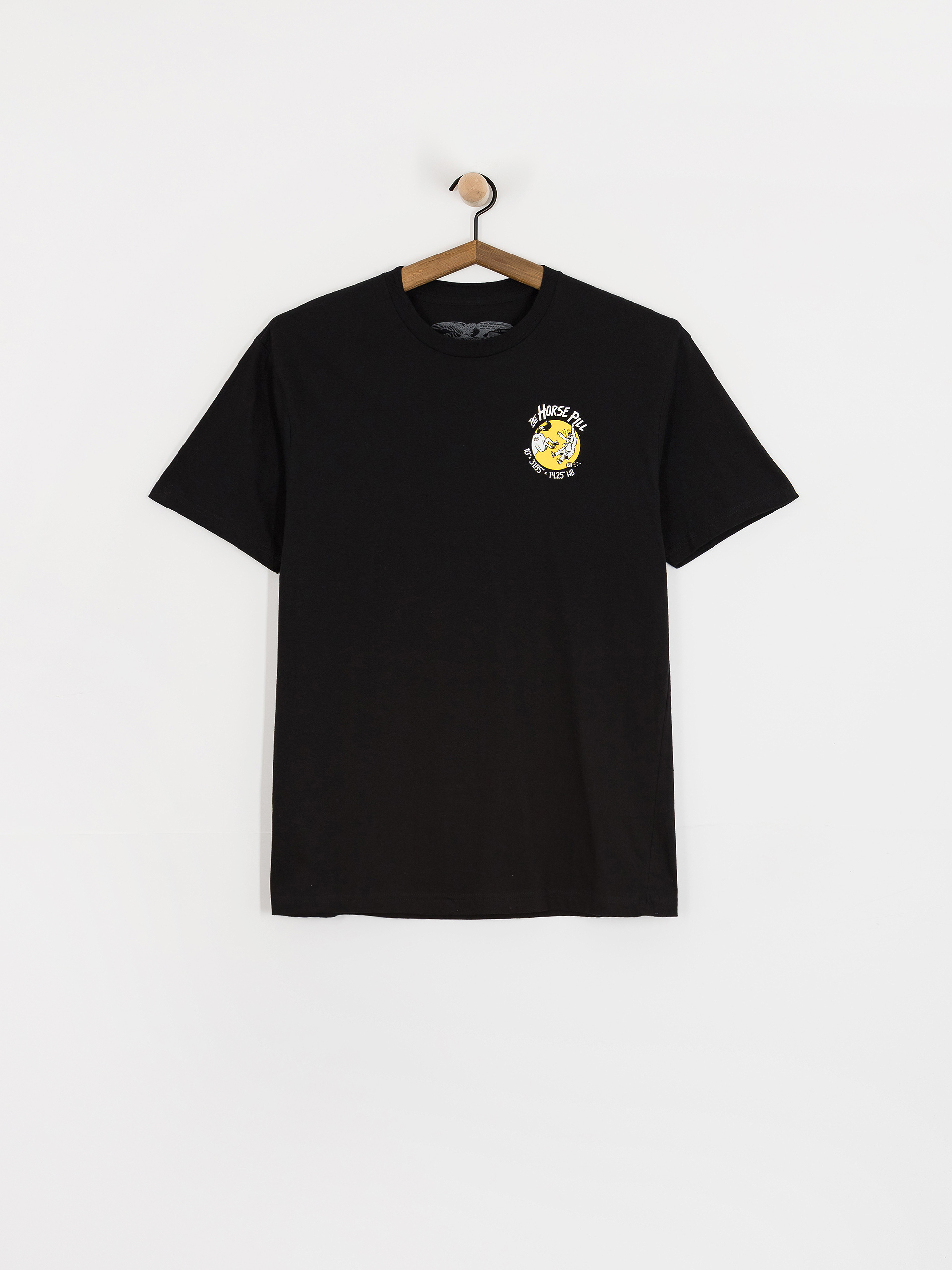 Тениска Antihero Horse Pill (black w/yellow&white prints)