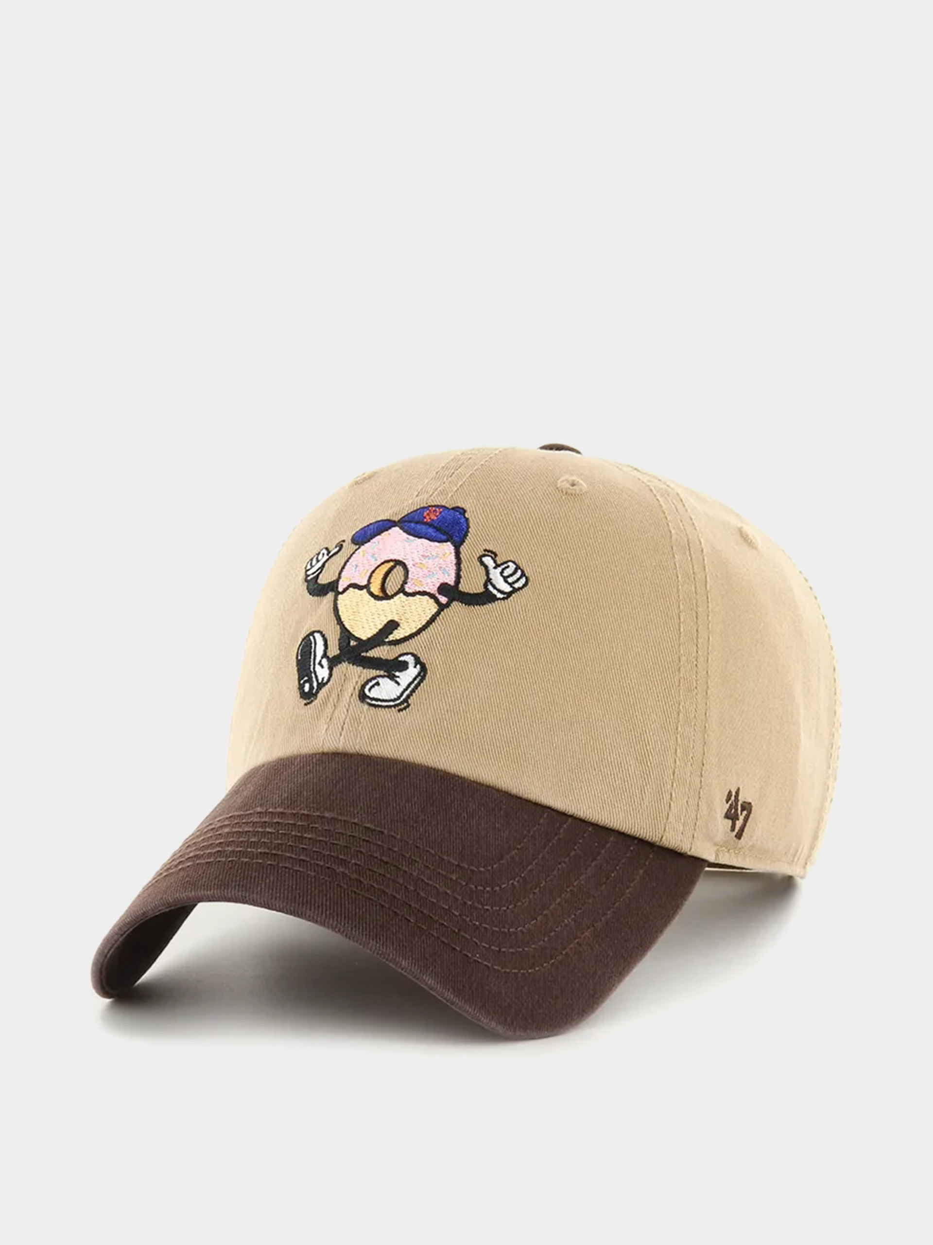 Шапка с козирка 47 Brand MLB New York Mets Khaki Cartoon Icon