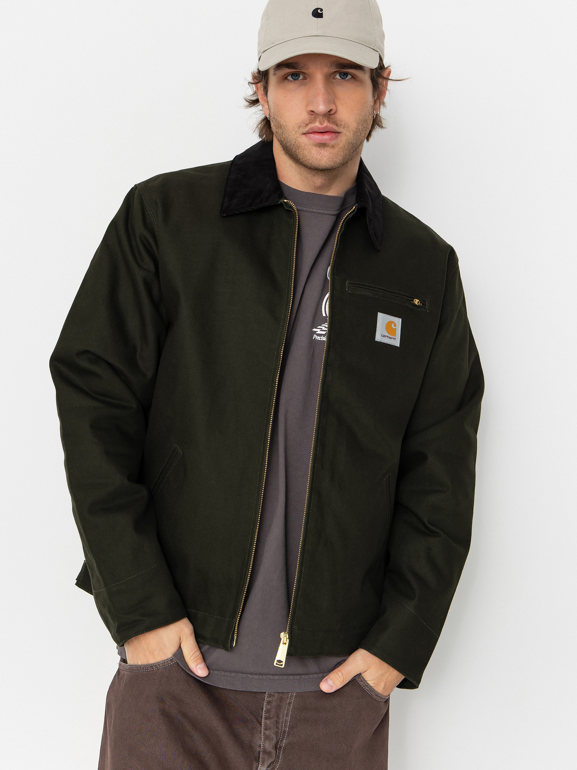 Яке Carhartt WIP Detroit (olive/black/rigid)