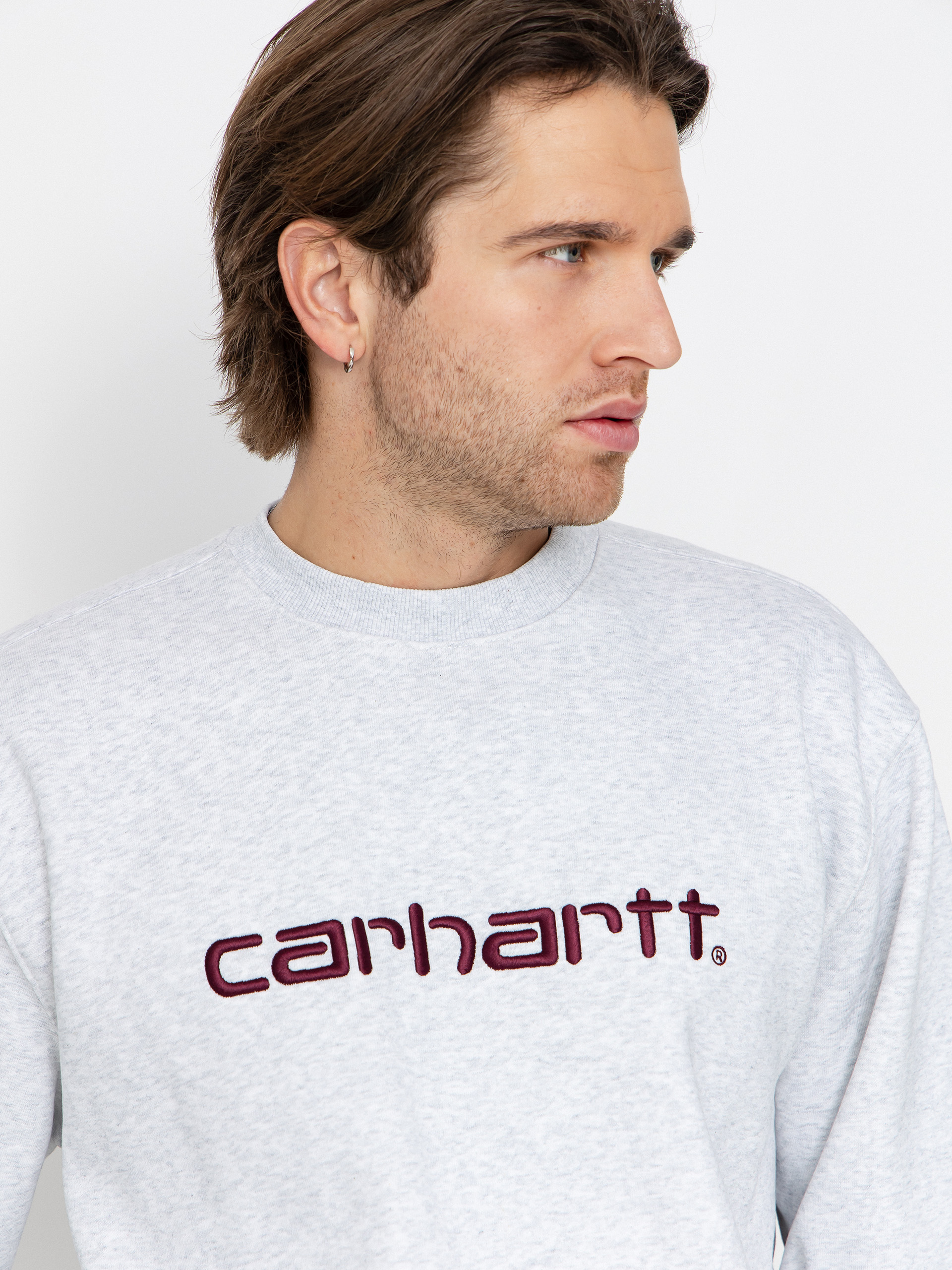Суитшърт Carhartt WIP Carhartt (ash heather/rondo)