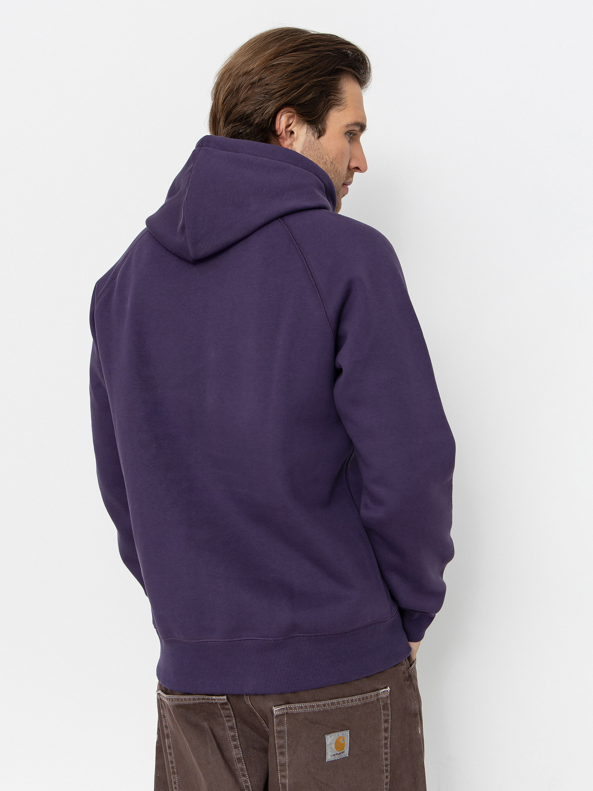 Суитшърт с качулка Carhartt WIP Chase HD (lakers/gold)