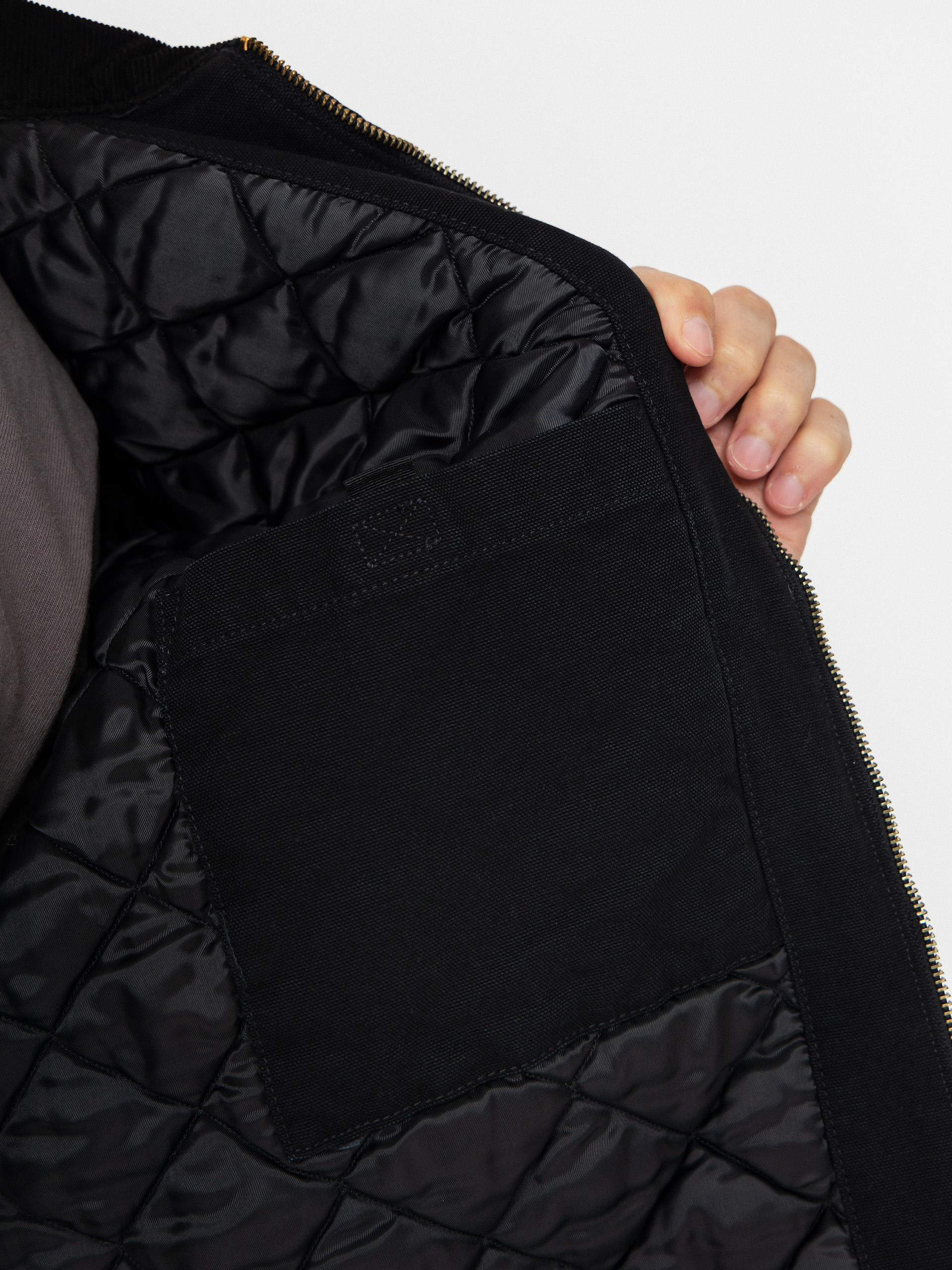 Яке Carhartt WIP OG Detroit (black/black/stone canvas)