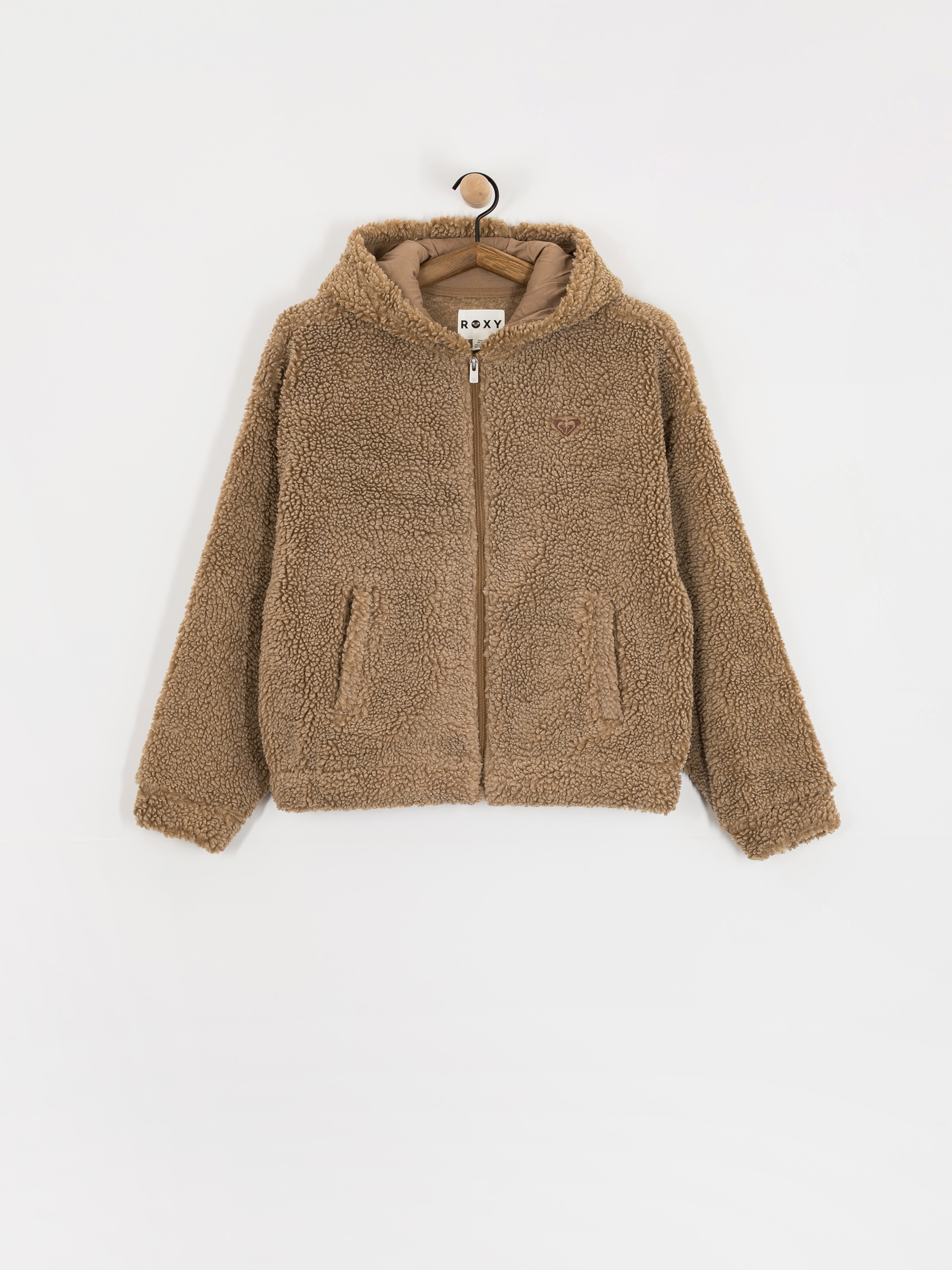 Дамски Поларени суитшърт Roxy City Track (woodsmoke)