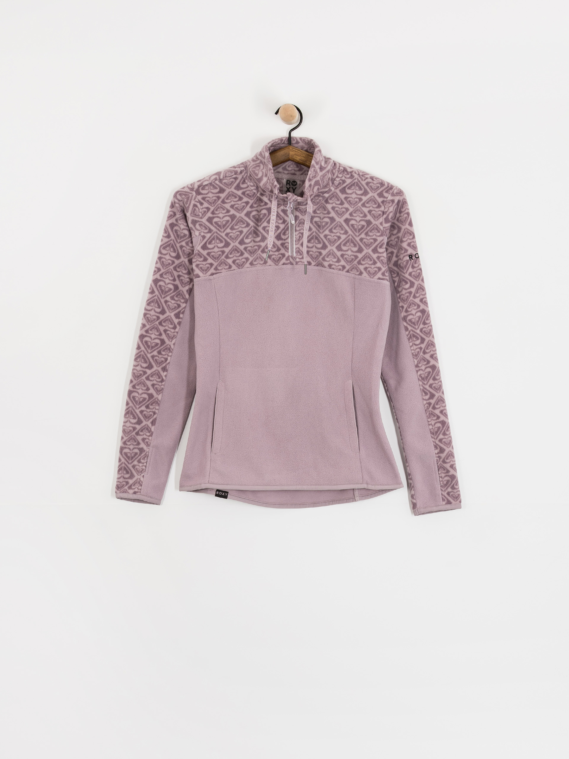 Дамски Поларени суитшърт Roxy Sayna Half Zip (nirvana be bold plaid rg)