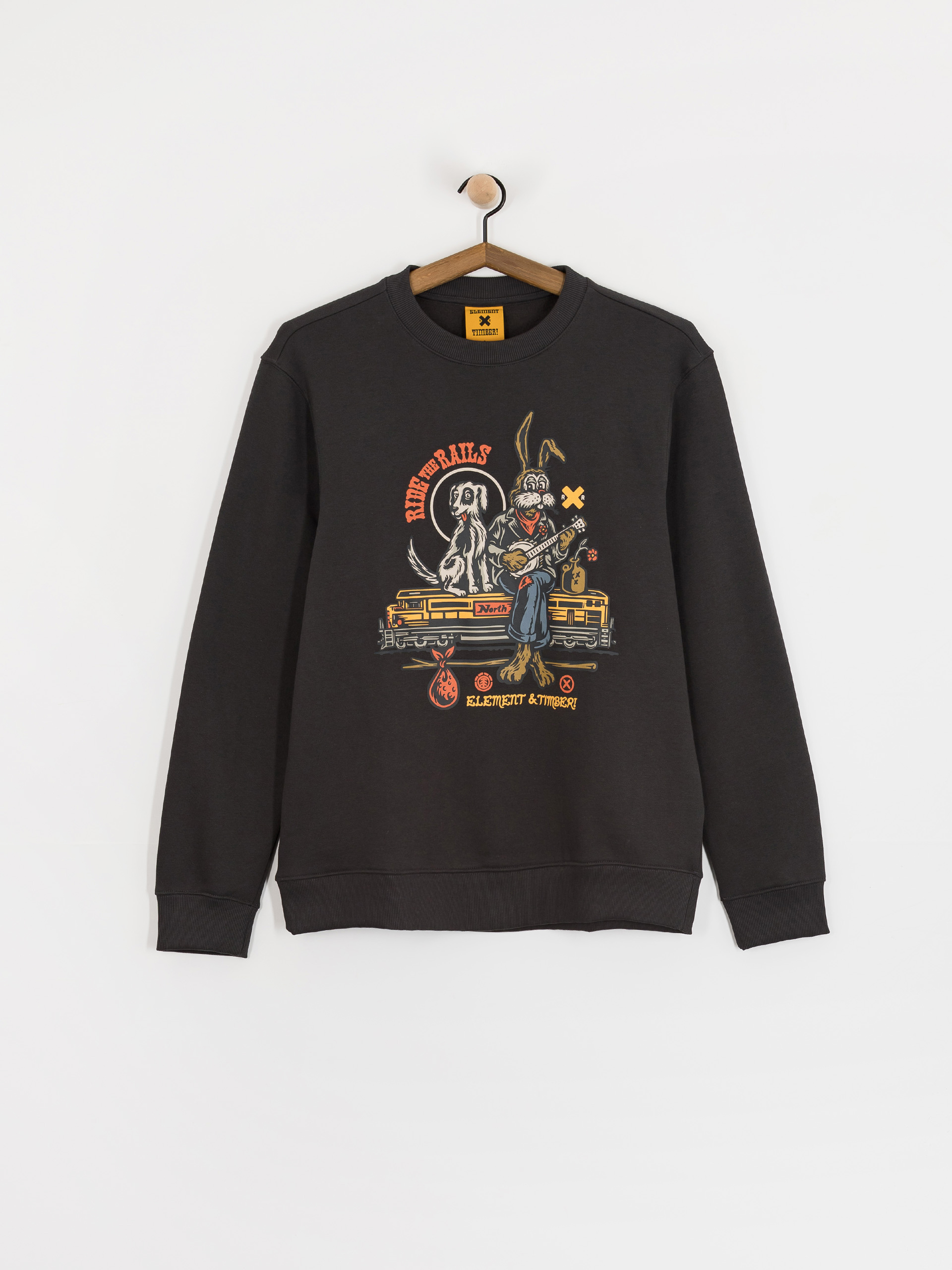 Суитшърт Element Timber Aboard Cr (off black)