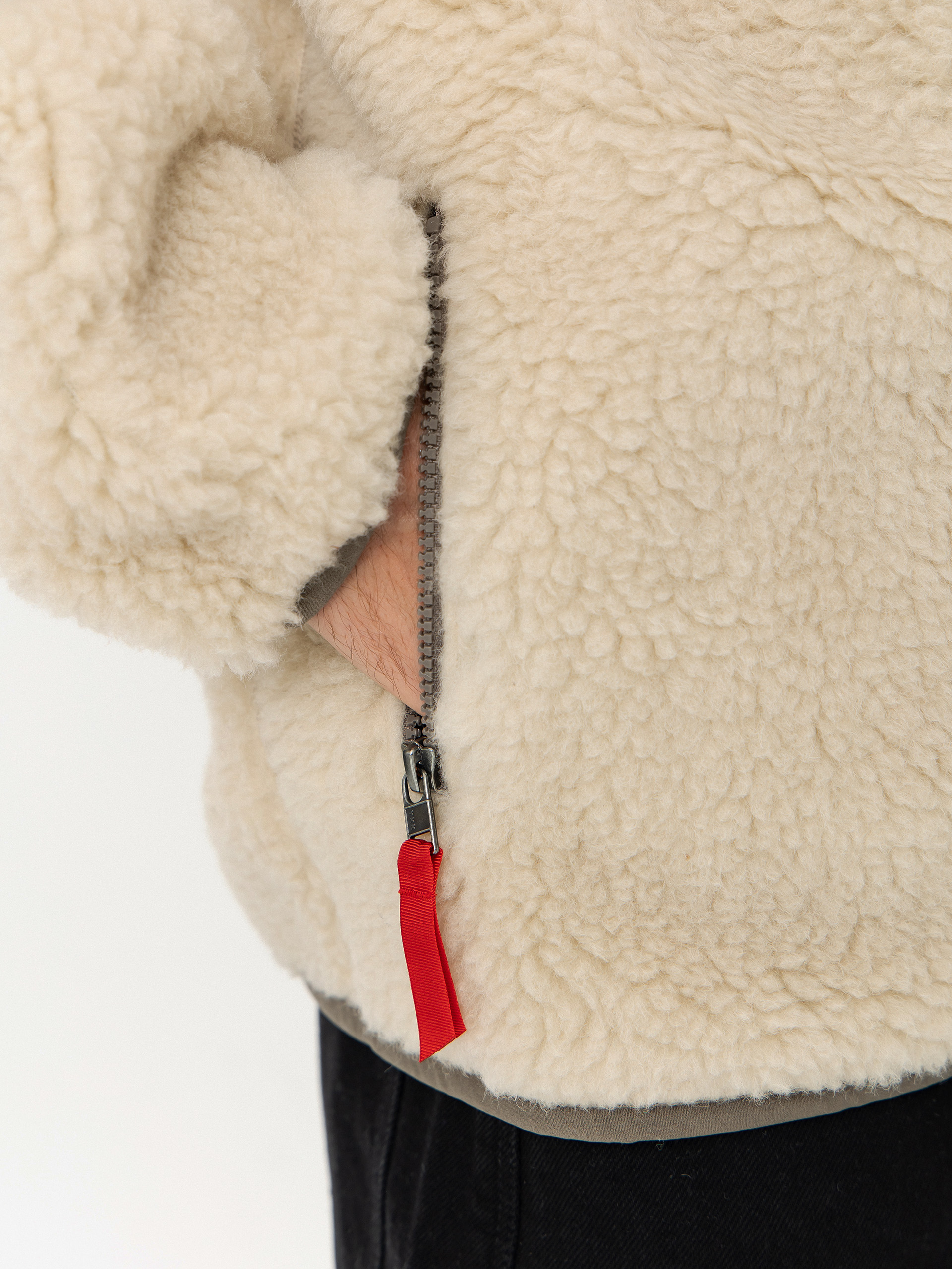 Суитшърт Patagonia Natural Blend Retro Cardigan (dark natural w/marlow brown)