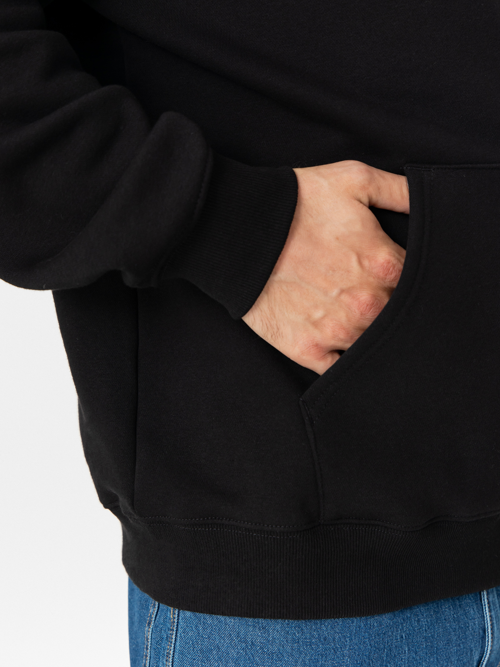 Суитшърт с качулка Volcom Watanite HD (black)