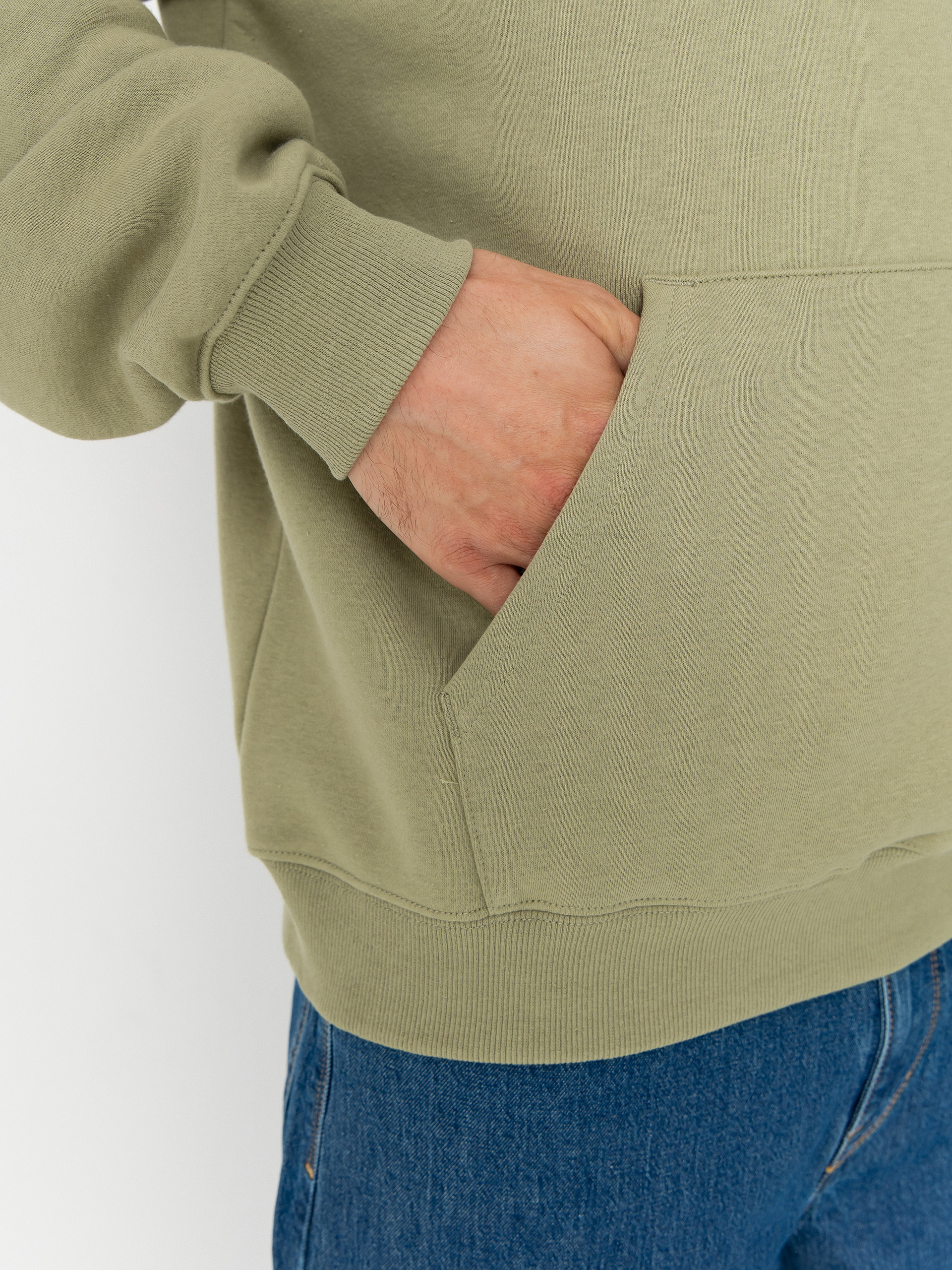 Суитшърт с качулка Volcom Watanite HD (green tea)