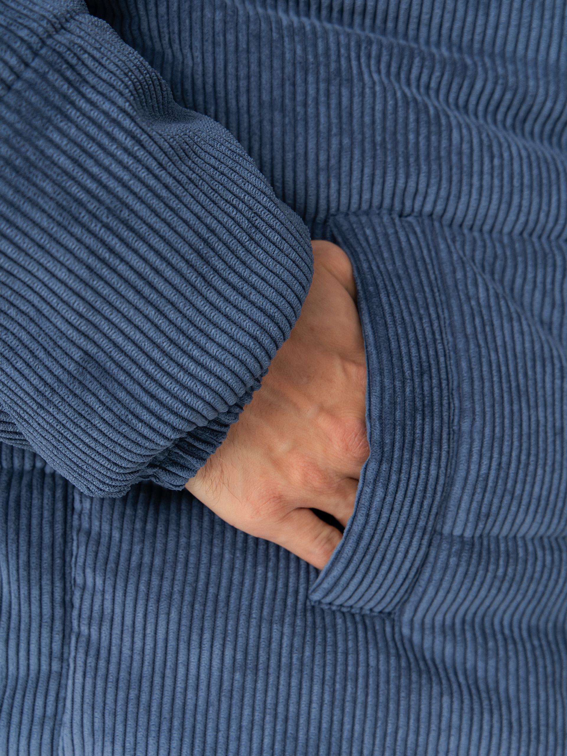 Яке New Balance Corduroy Puffer (blue)