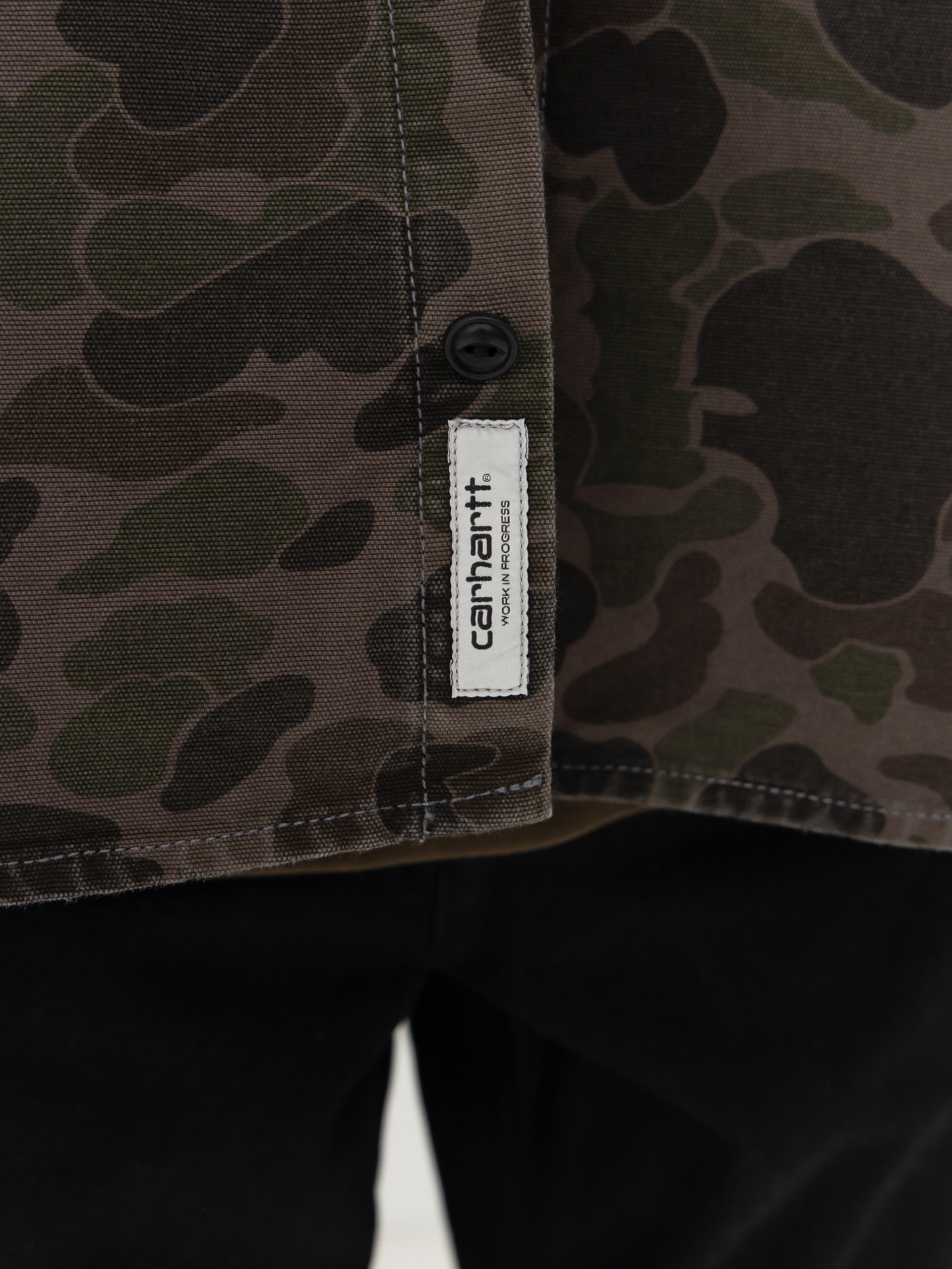 Риза Carhartt WIP Duck (camo duck/green/porphyry/garment dyed)