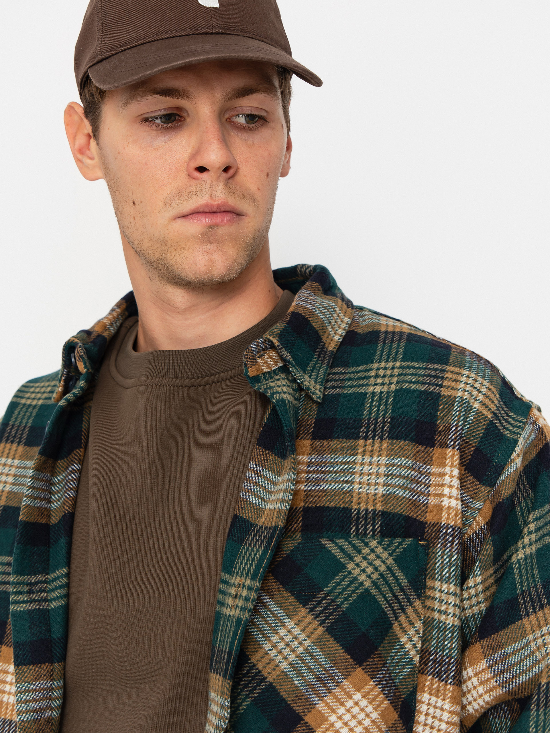 Риза Carhartt WIP Dern (dern check/hamilton brown)