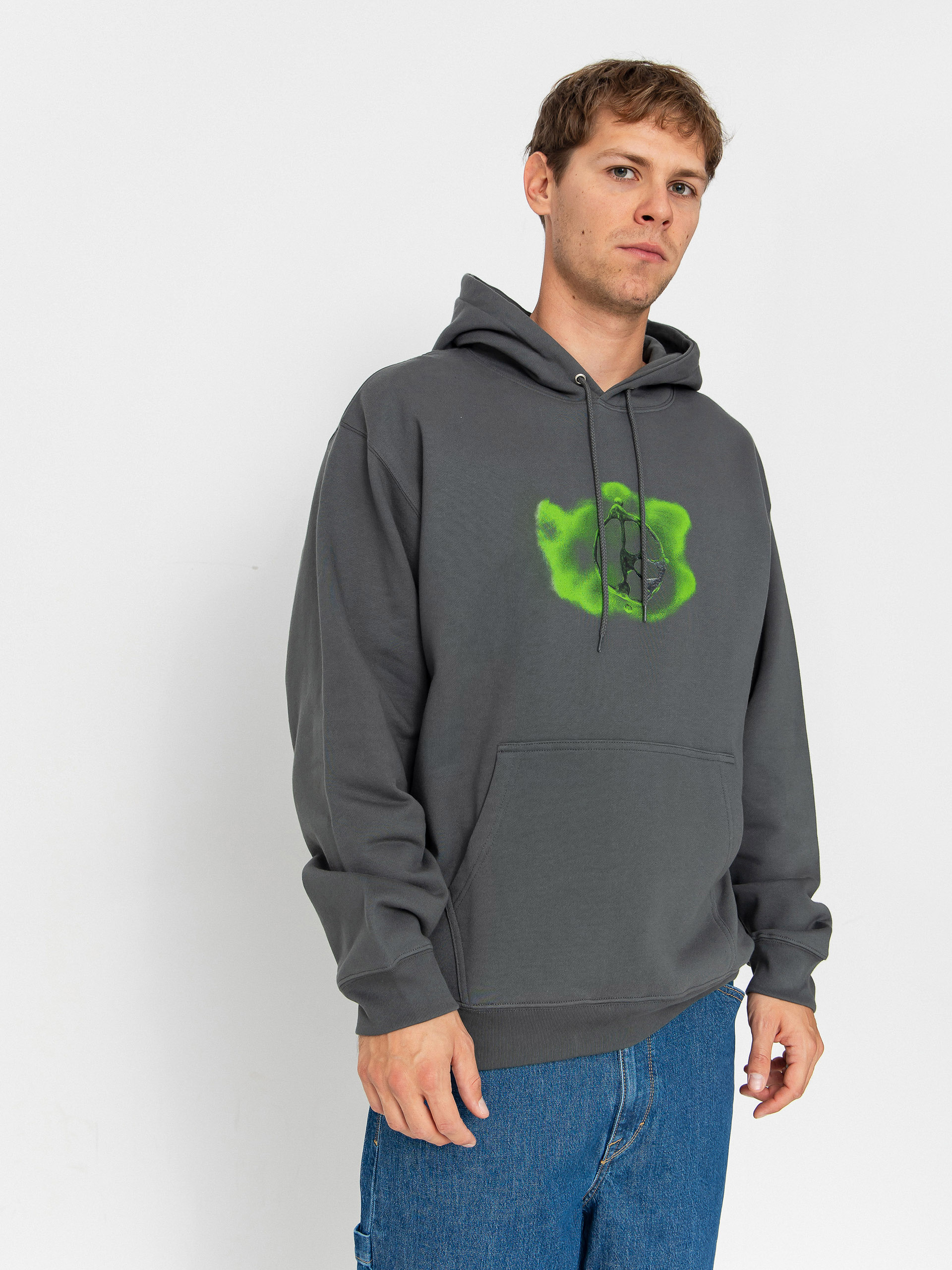 Суитшърт с качулка Polar Skate Dave Metal Logo HD