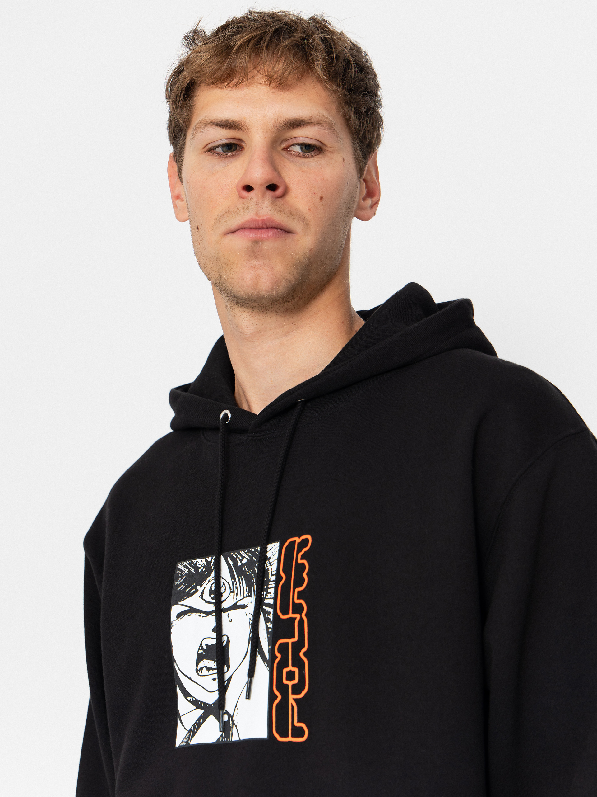 Суитшърт с качулка Polar Skate Dave Third Eye HD (black)