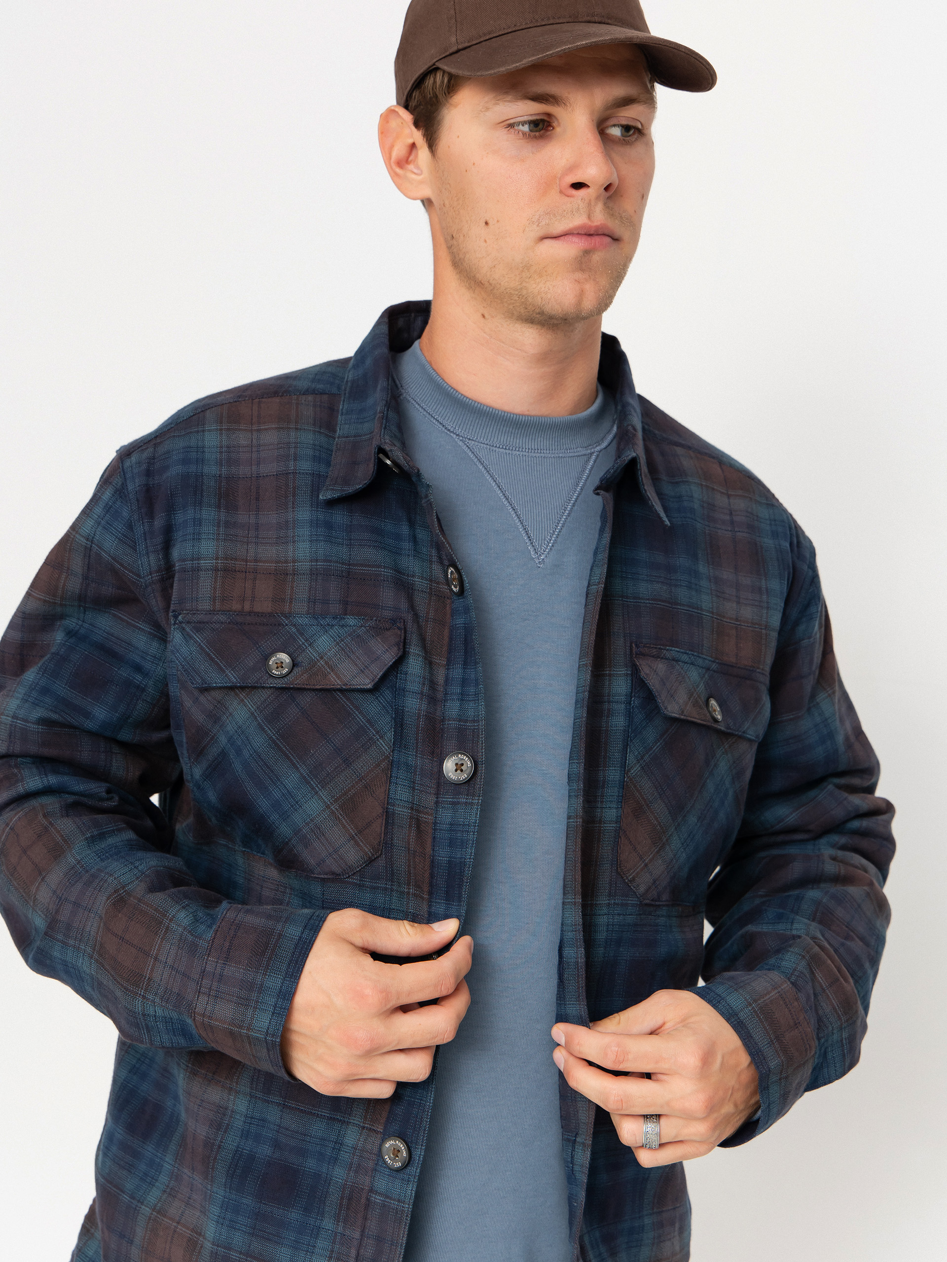 Риза Royal Robbins Snowcap Lined Flannel (naval tioga pld)