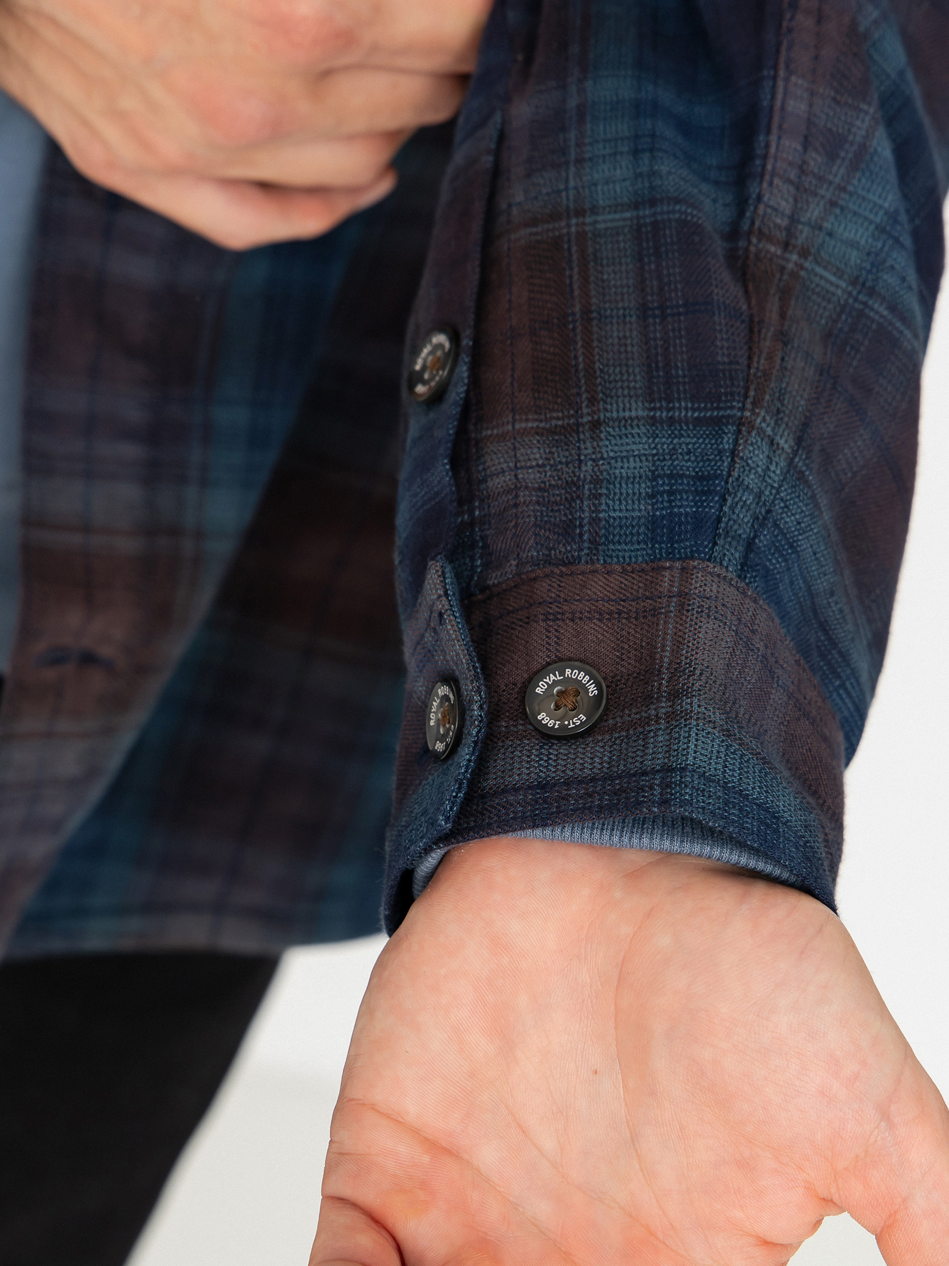 Риза Royal Robbins Snowcap Lined Flannel (naval tioga pld)