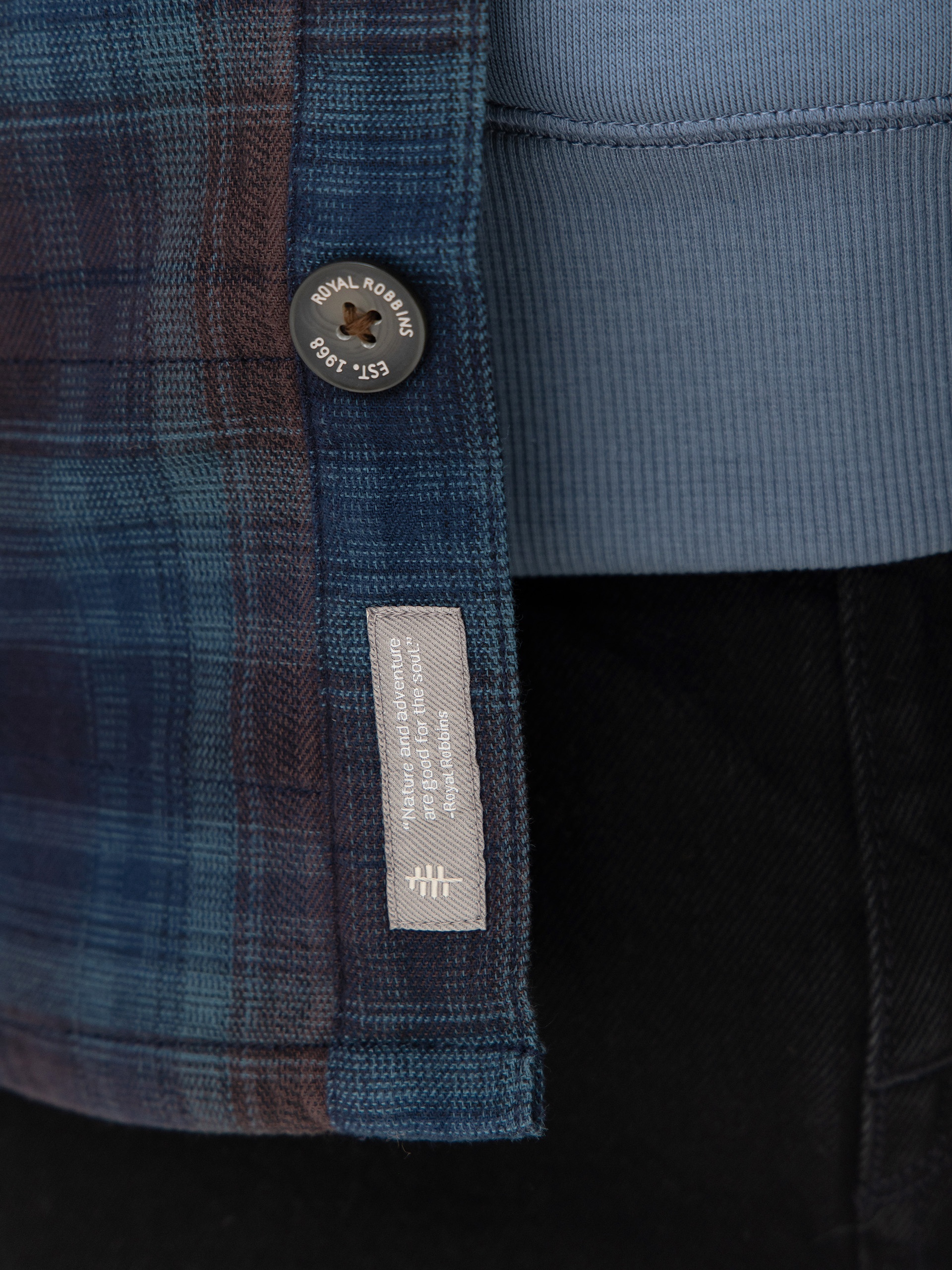 Риза Royal Robbins Snowcap Lined Flannel (naval tioga pld)