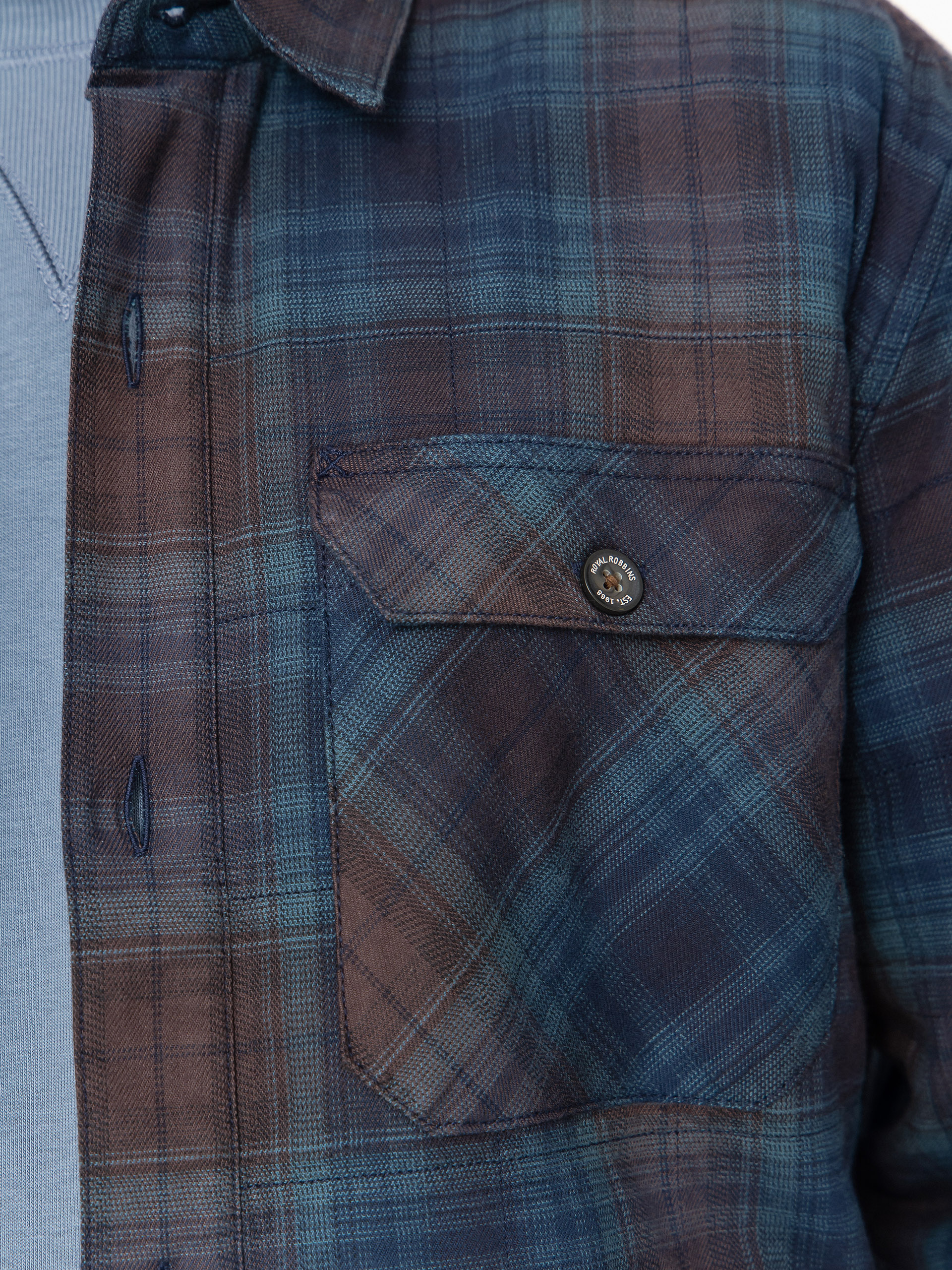 Риза Royal Robbins Snowcap Lined Flannel (naval tioga pld)