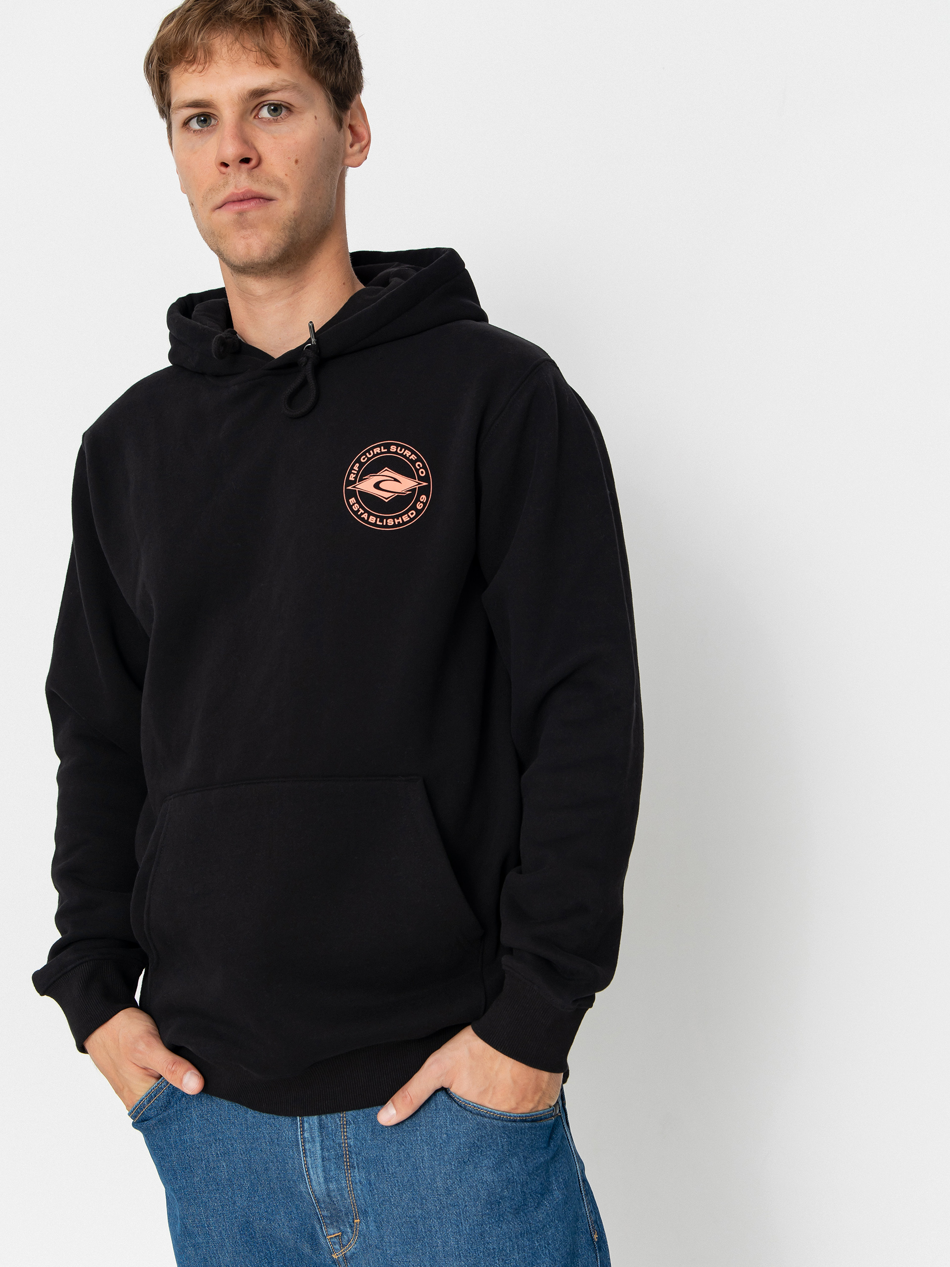 Суитшърт с качулка Rip Curl Staple HD (black)
