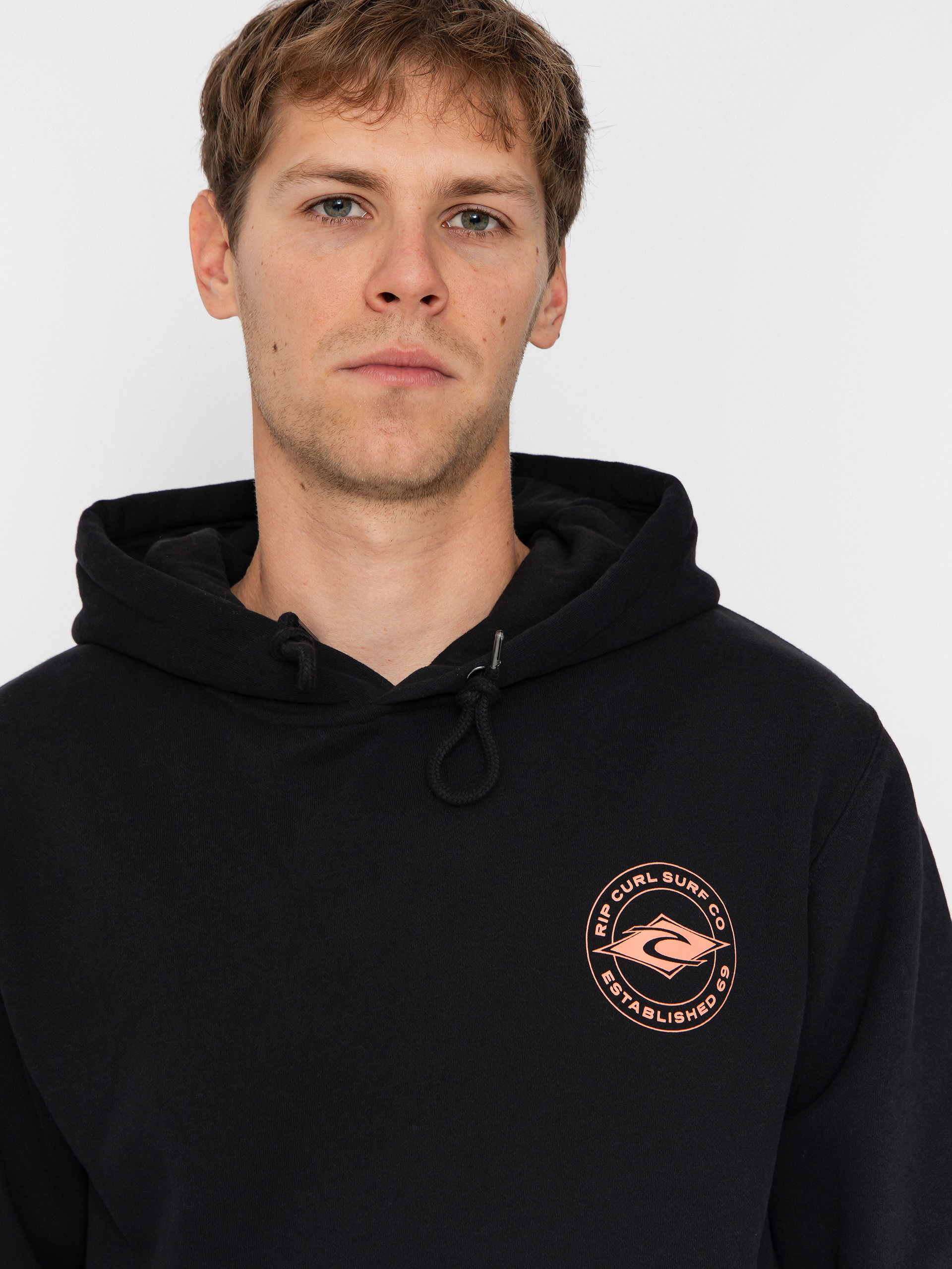 Суитшърт с качулка Rip Curl Staple HD (black)