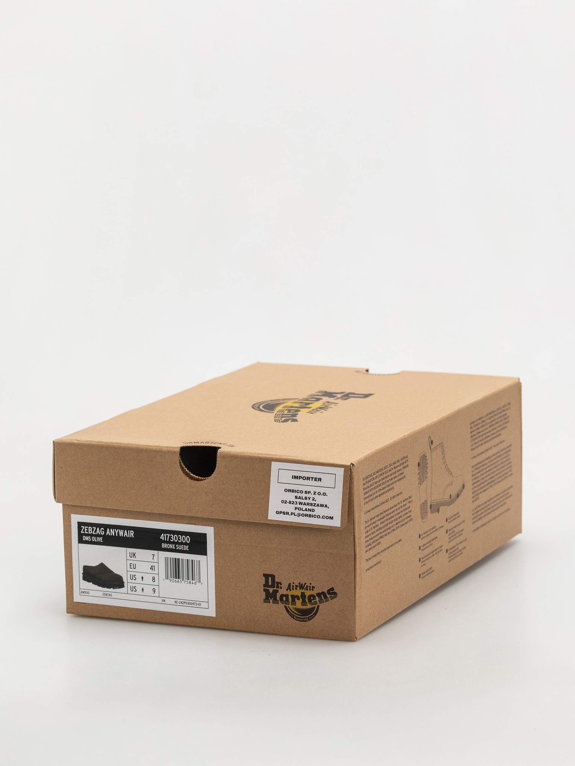 Обувки Dr. Martens ZebZag AnyWair Mule (dms olive eh suede)