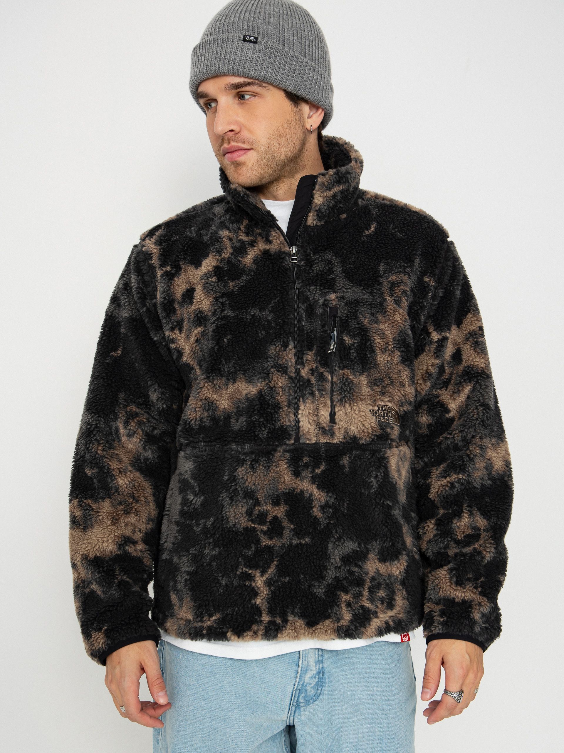 Яке The North Face Extreme Pile 2 Pullover Print (tnf black light refract)