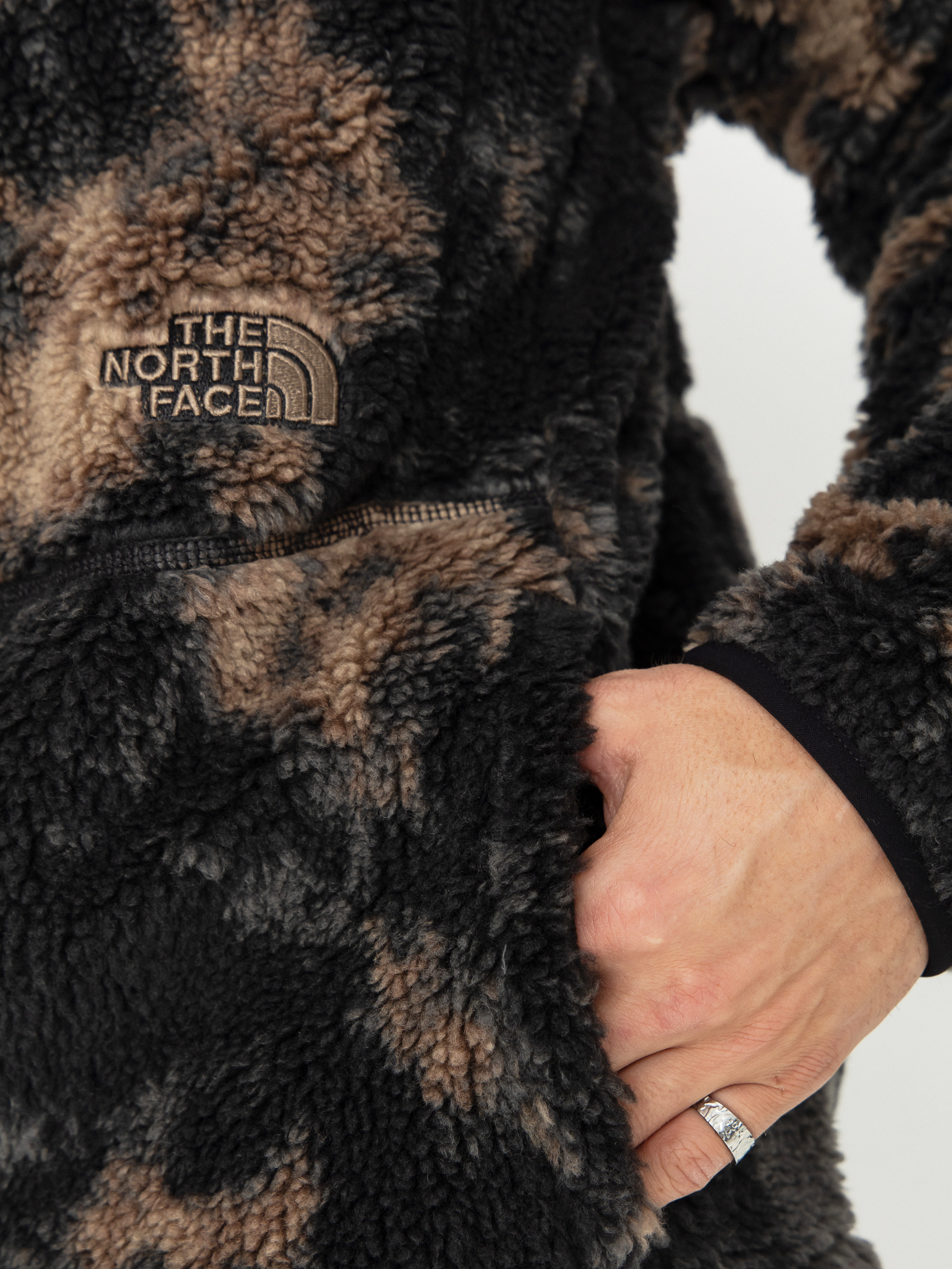 Яке The North Face Extreme Pile 2 Pullover Print (tnf black light refract)