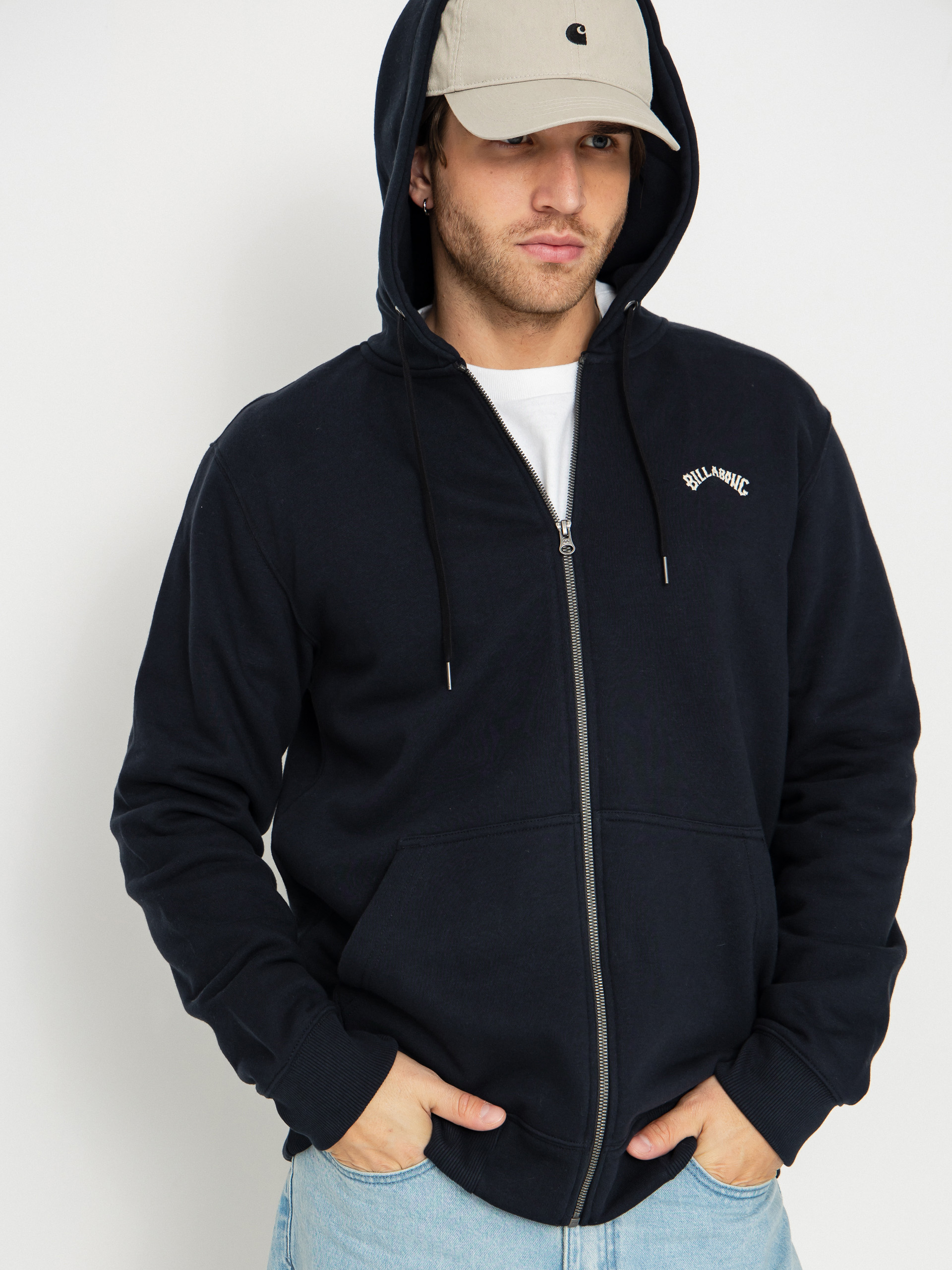 Суитшърт с качулка Billabong Arch ZHD (black)