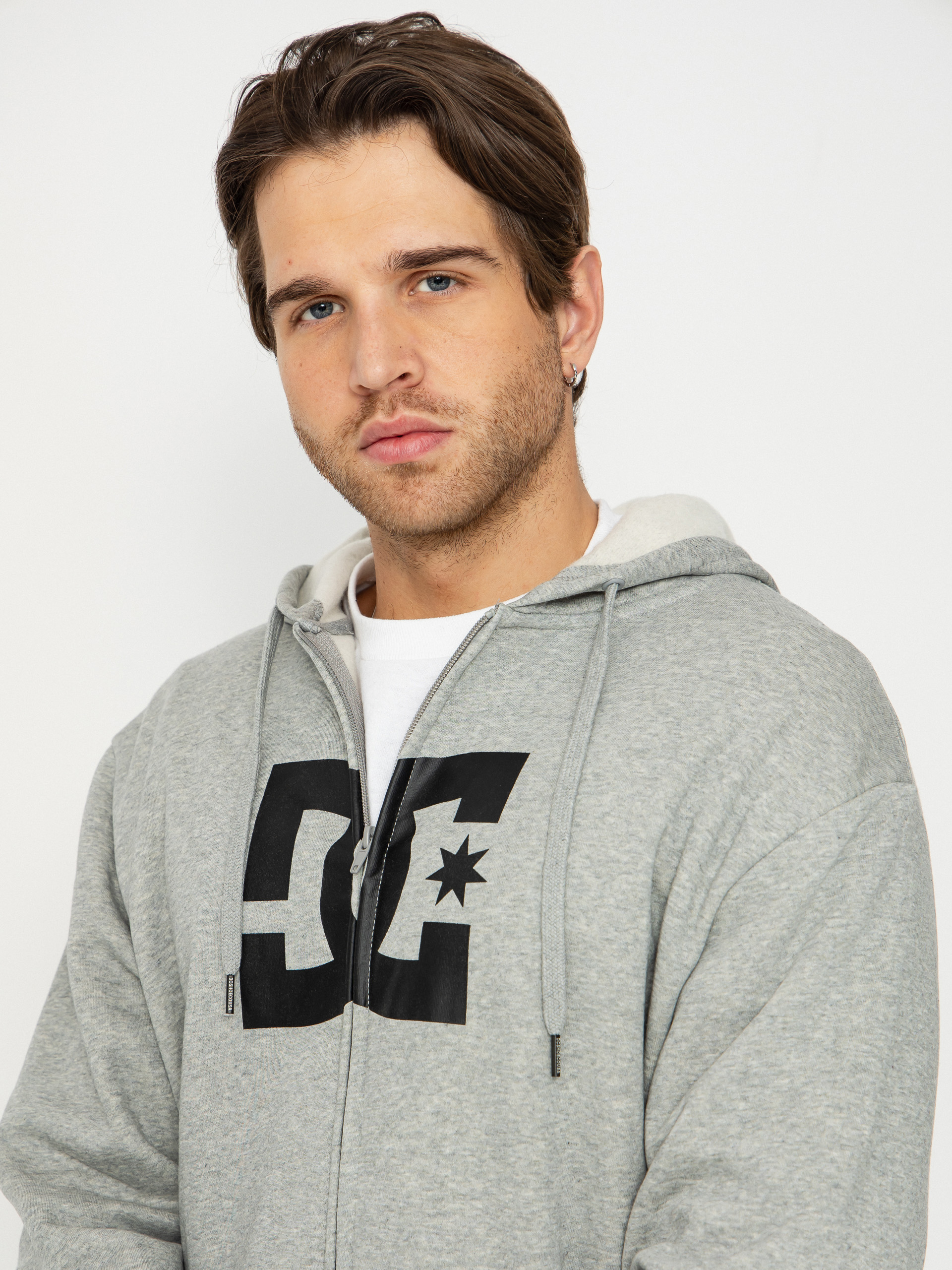Суитшърт с качулка DC Star ZHD (heather grey)
