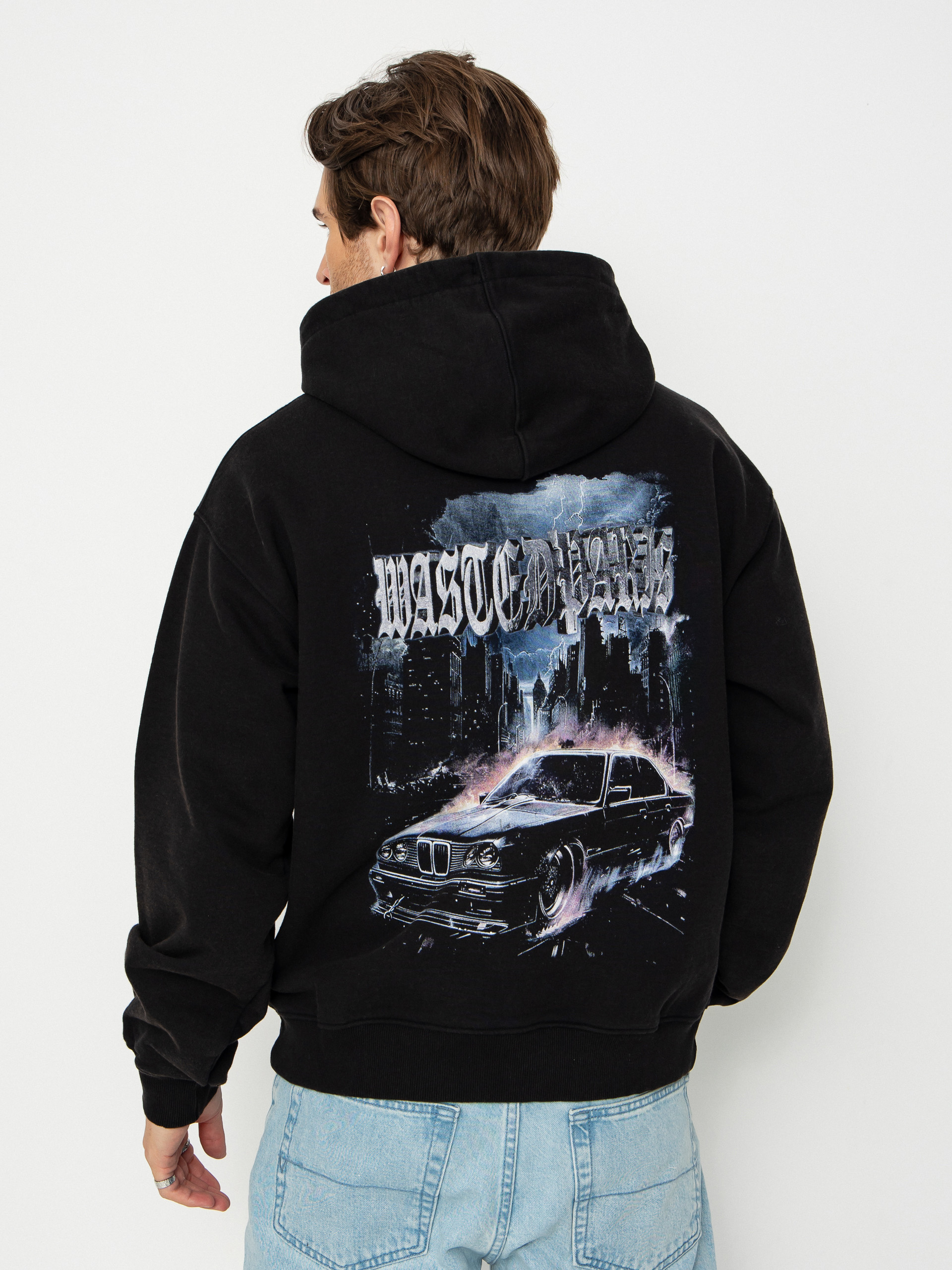 Суитшърт с качулка Wasted Paris Run HD