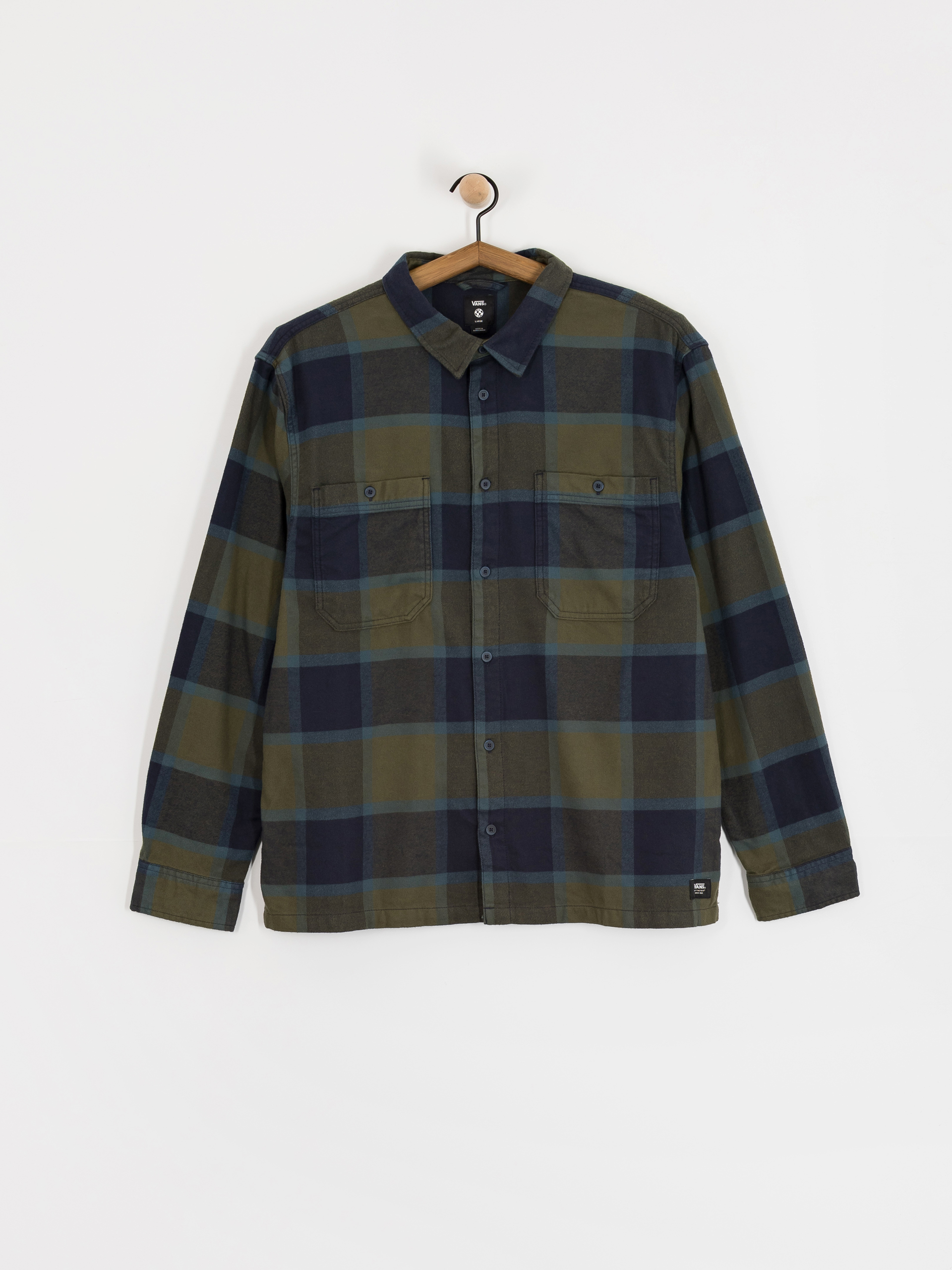 Риза Vans Larkspur Plaid Flannel (grape leaf/parisiannght)