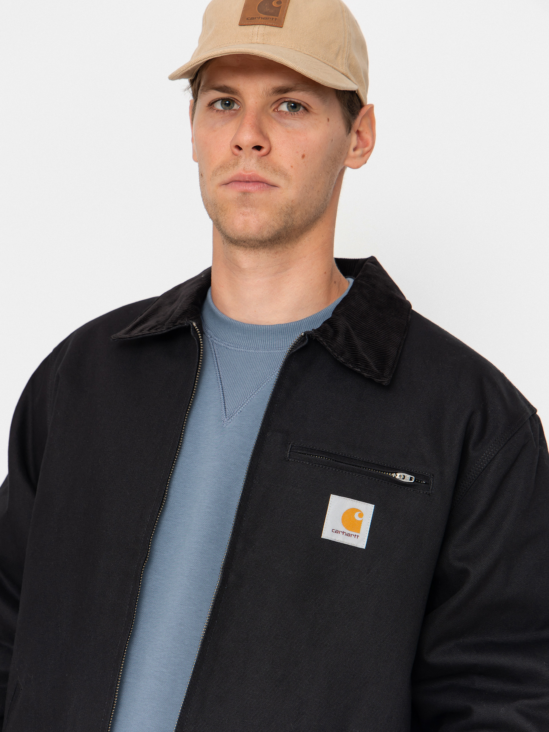 Яке Carhartt WIP Detroit (black/black/rigid)