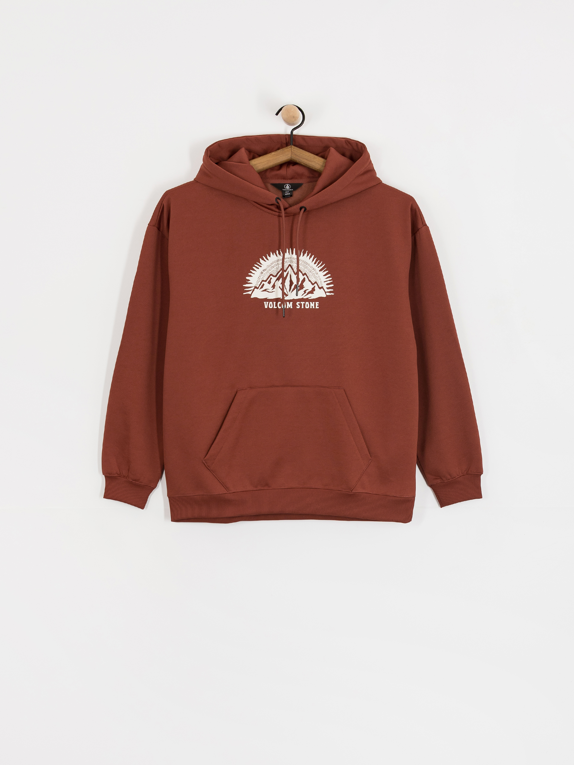 Суитшърт с качулка Volcom Essential Hydro HD Wmn (henna)