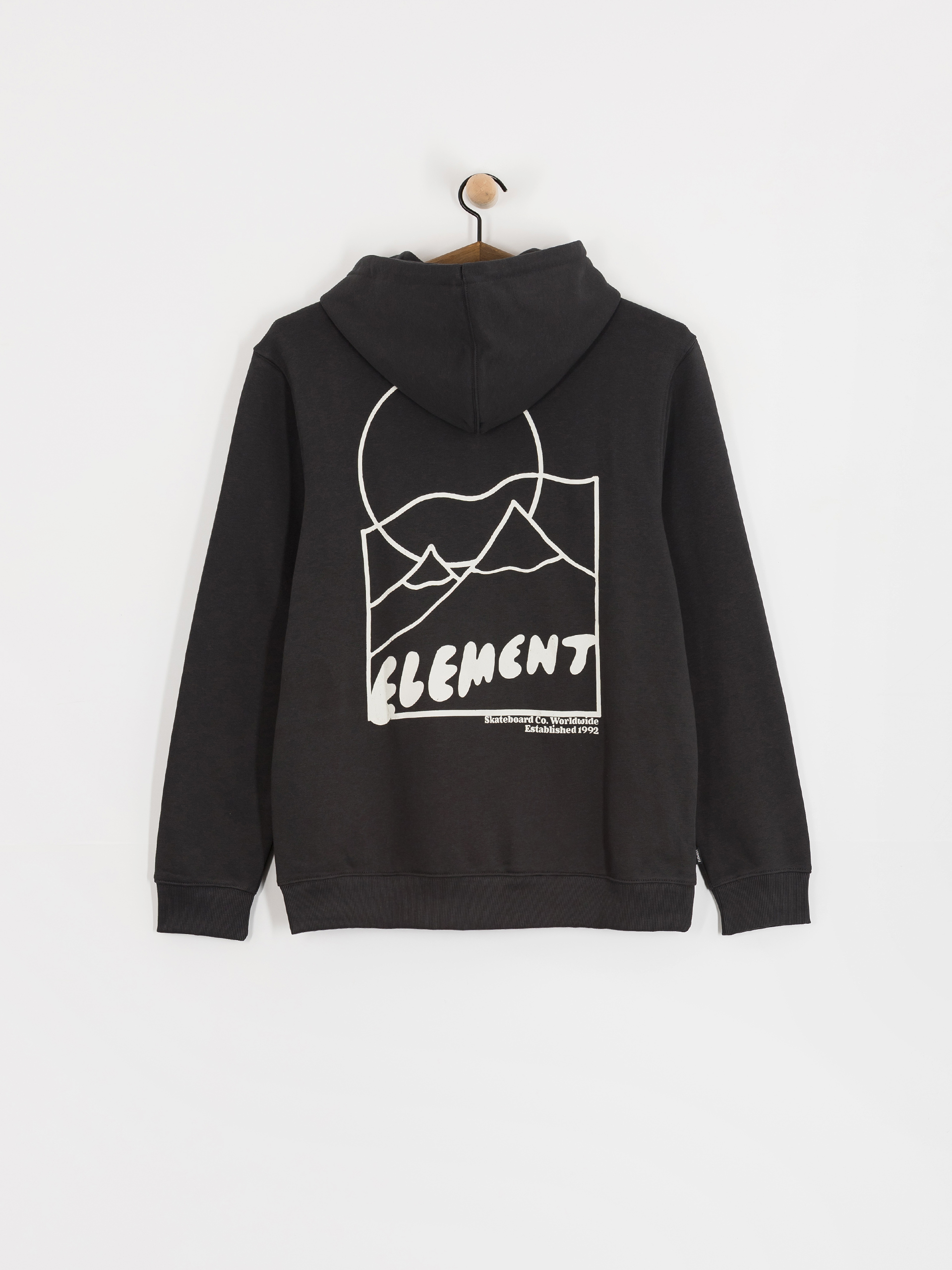 Суитшърт с качулка Element Sunrise HD (off black)