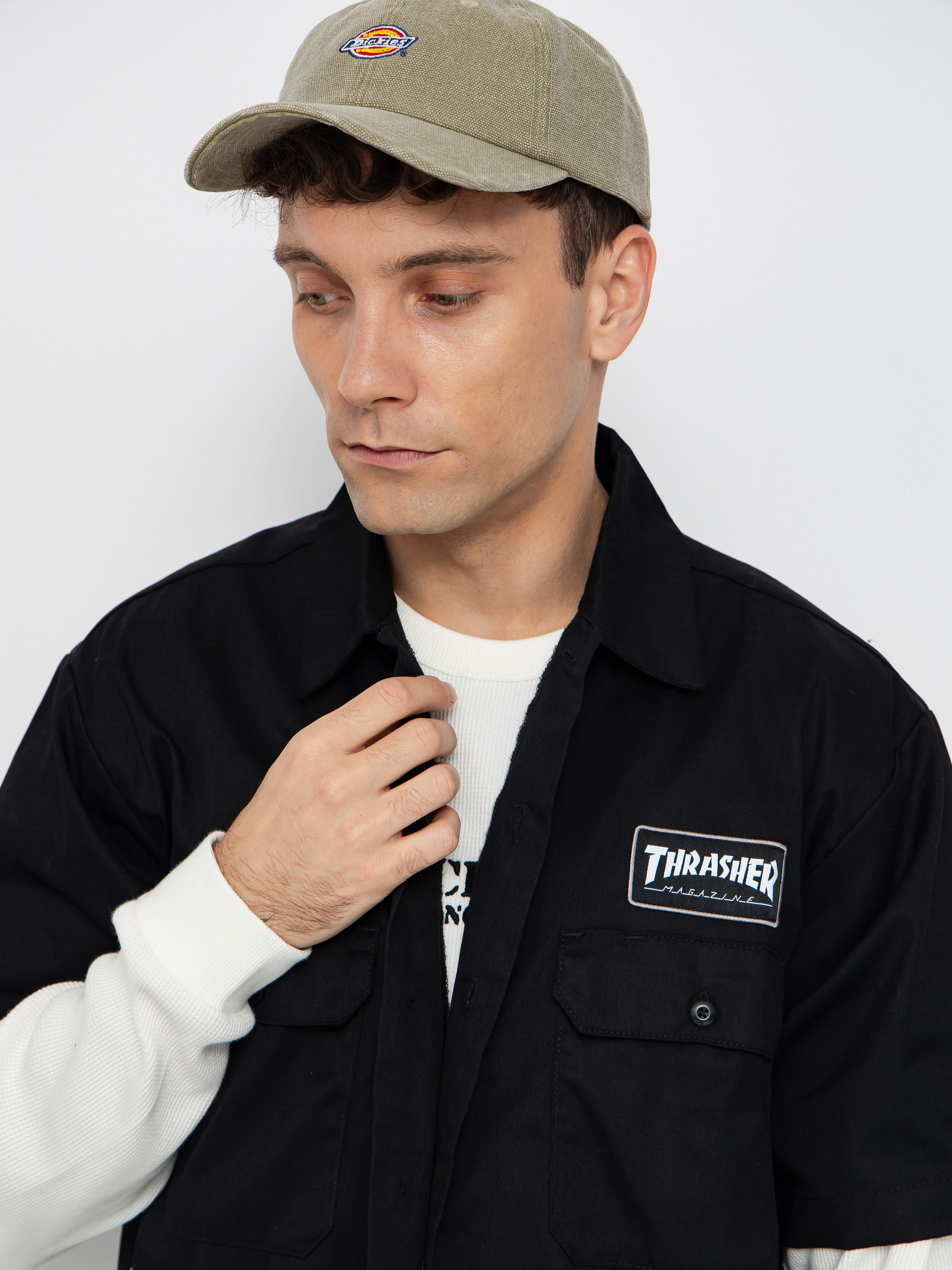 Риза Dickies x Thrasher Work (black)