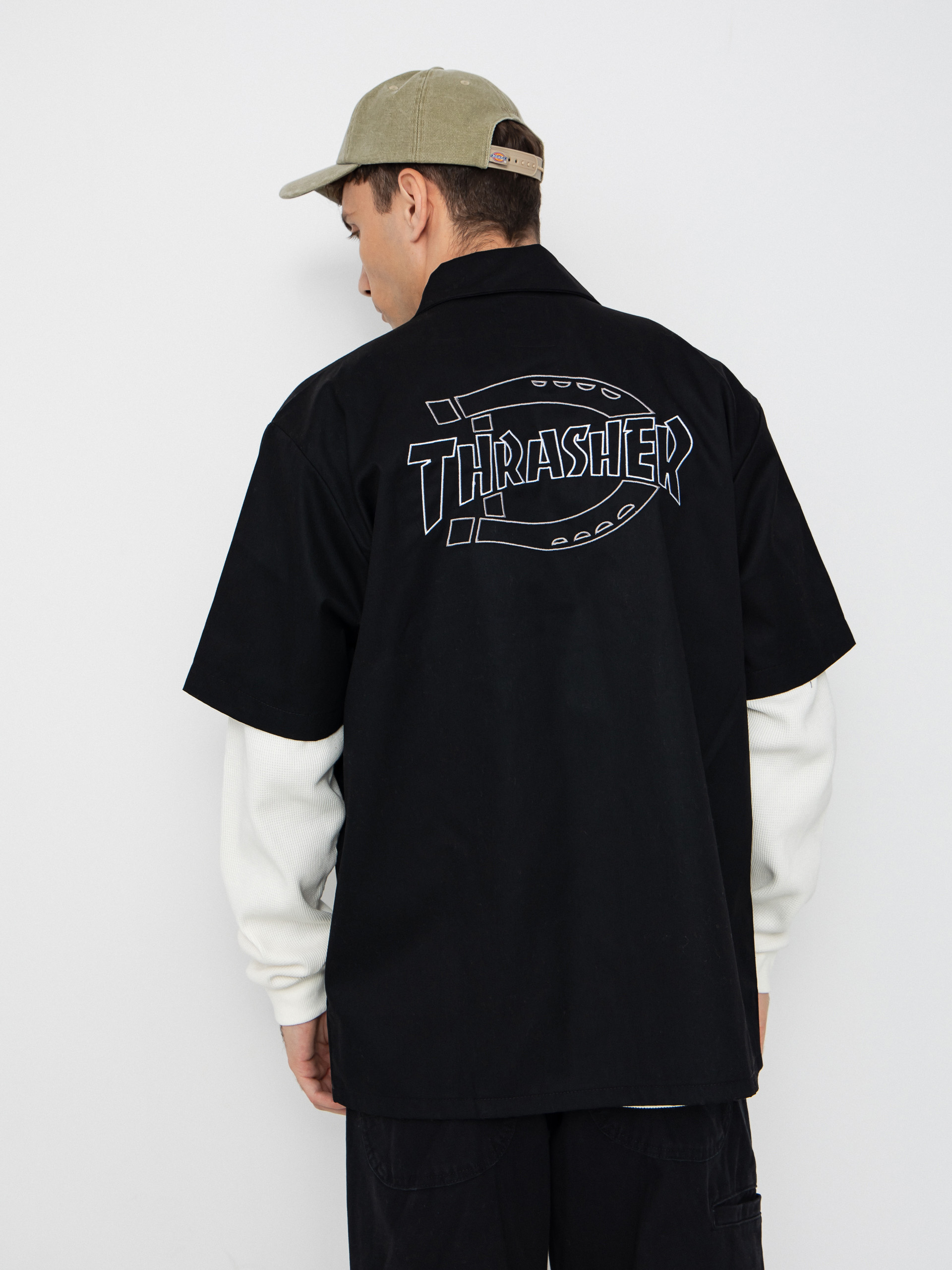 Риза Dickies x Thrasher Work (black)