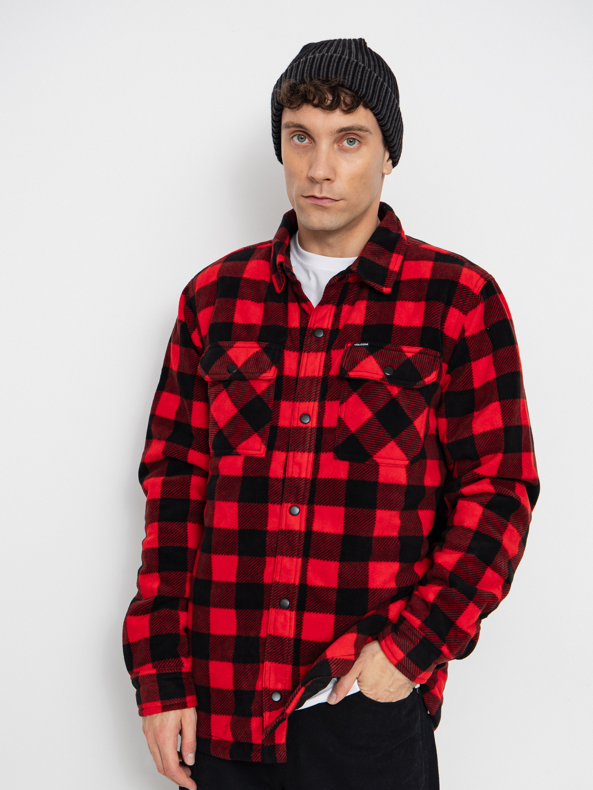 u0420u0438u0437u0430 Volcom Bowered Fleece (lifeguard red)