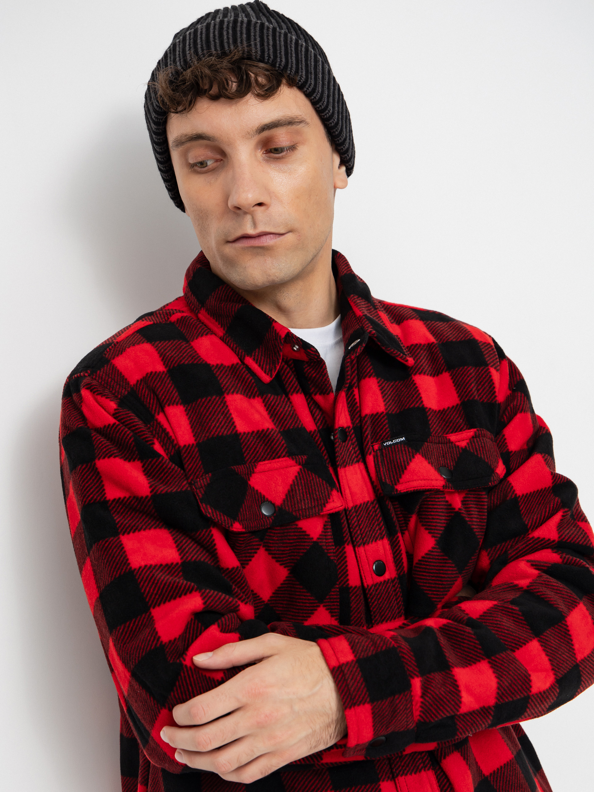 Риза Volcom Bowered Fleece (lifeguard red)