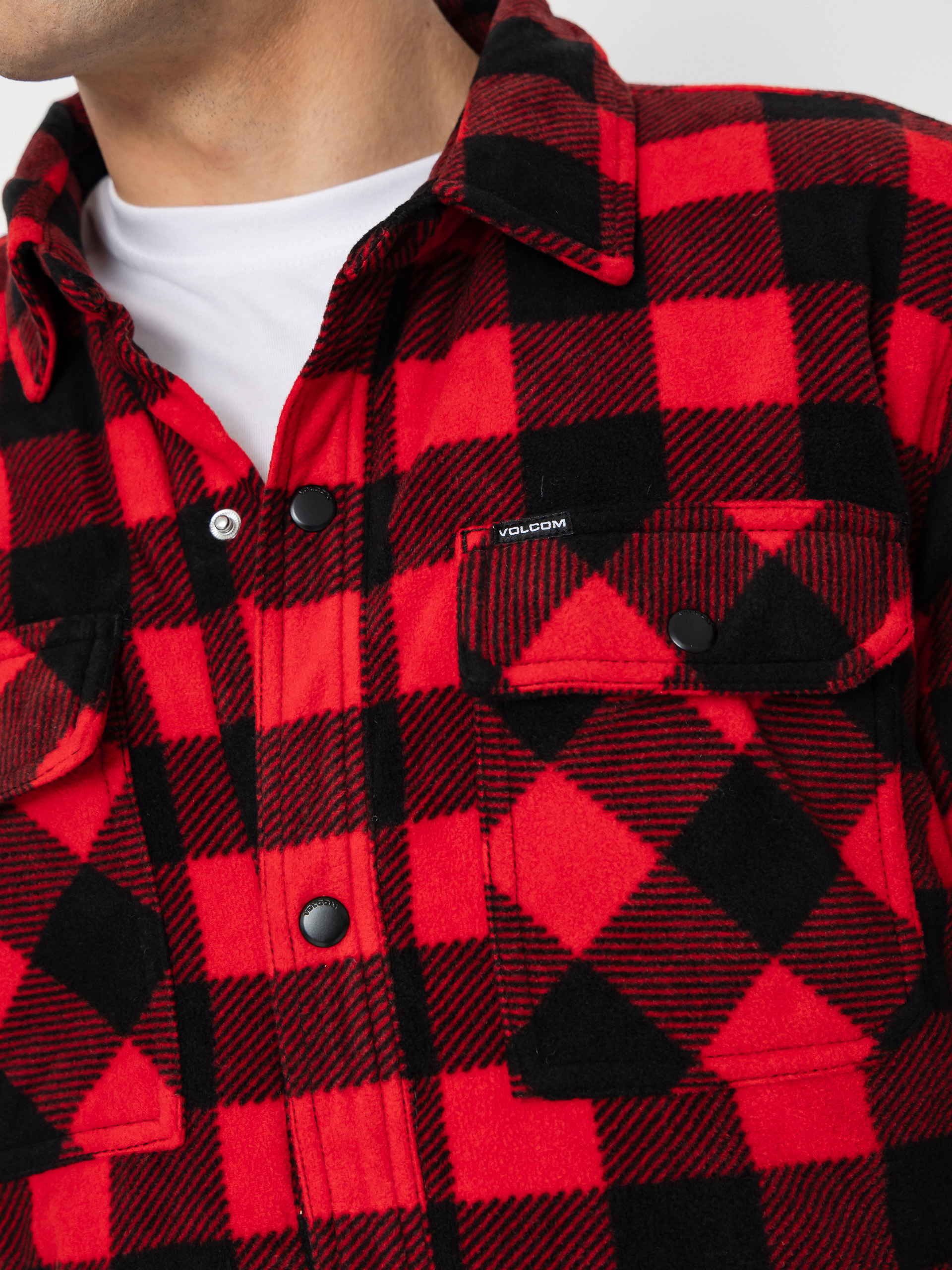 Риза Volcom Bowered Fleece (lifeguard red)