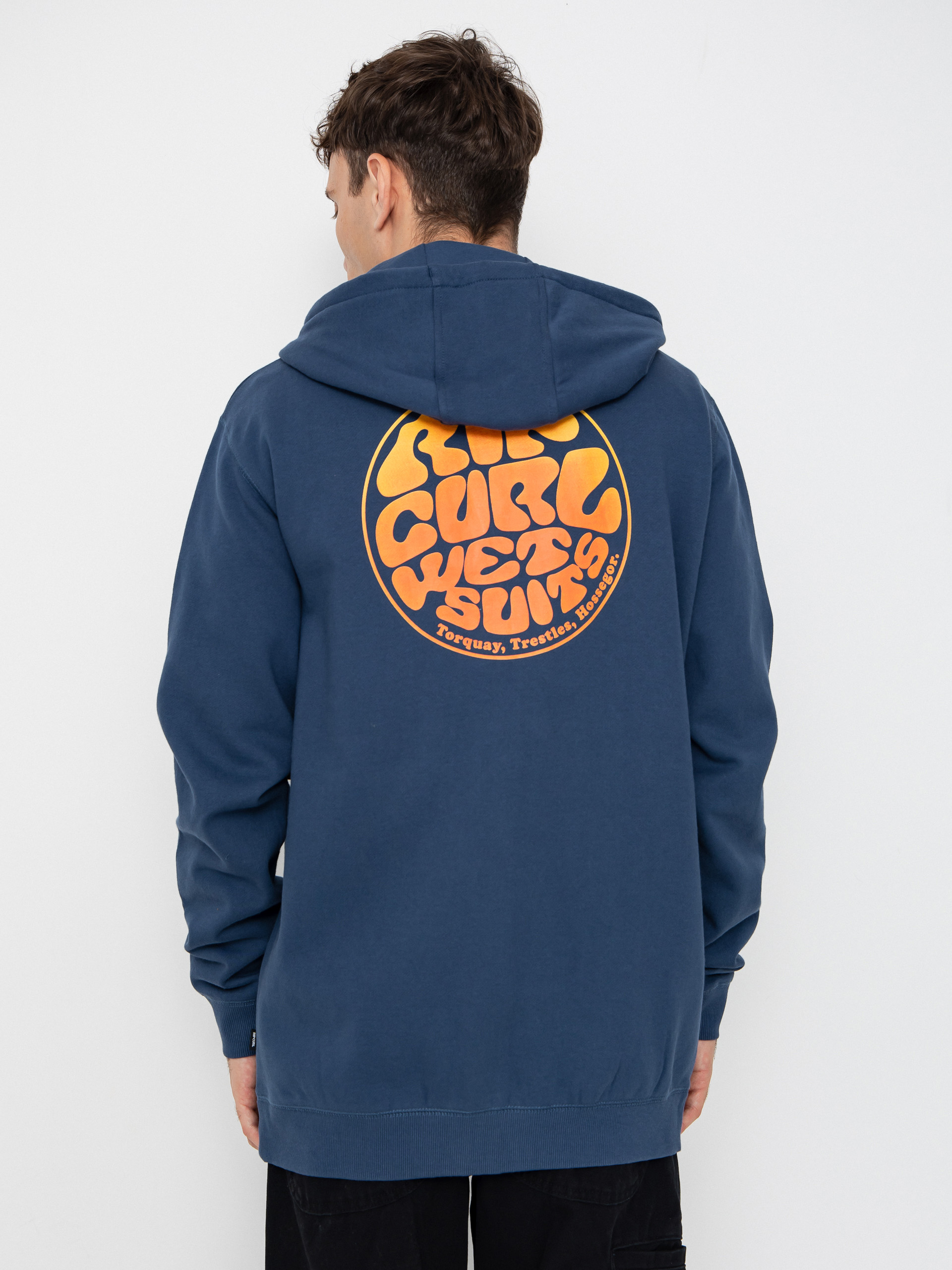 Суитшърт с качулка Rip Curl Wettie Passage Icon ZHD (light navy)