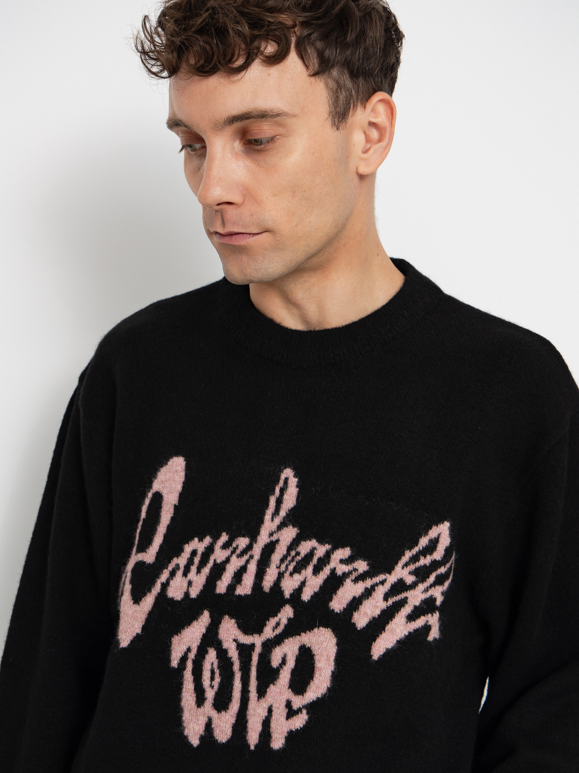 Пуловер Carhartt WIP Chedda (black/glassy pink)
