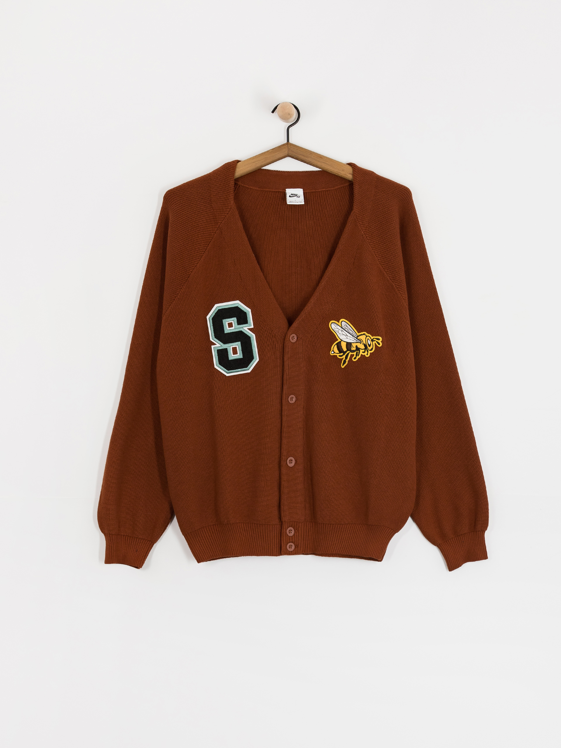 Пуловер Nike SB Collegial Cardigan (cinnamon)