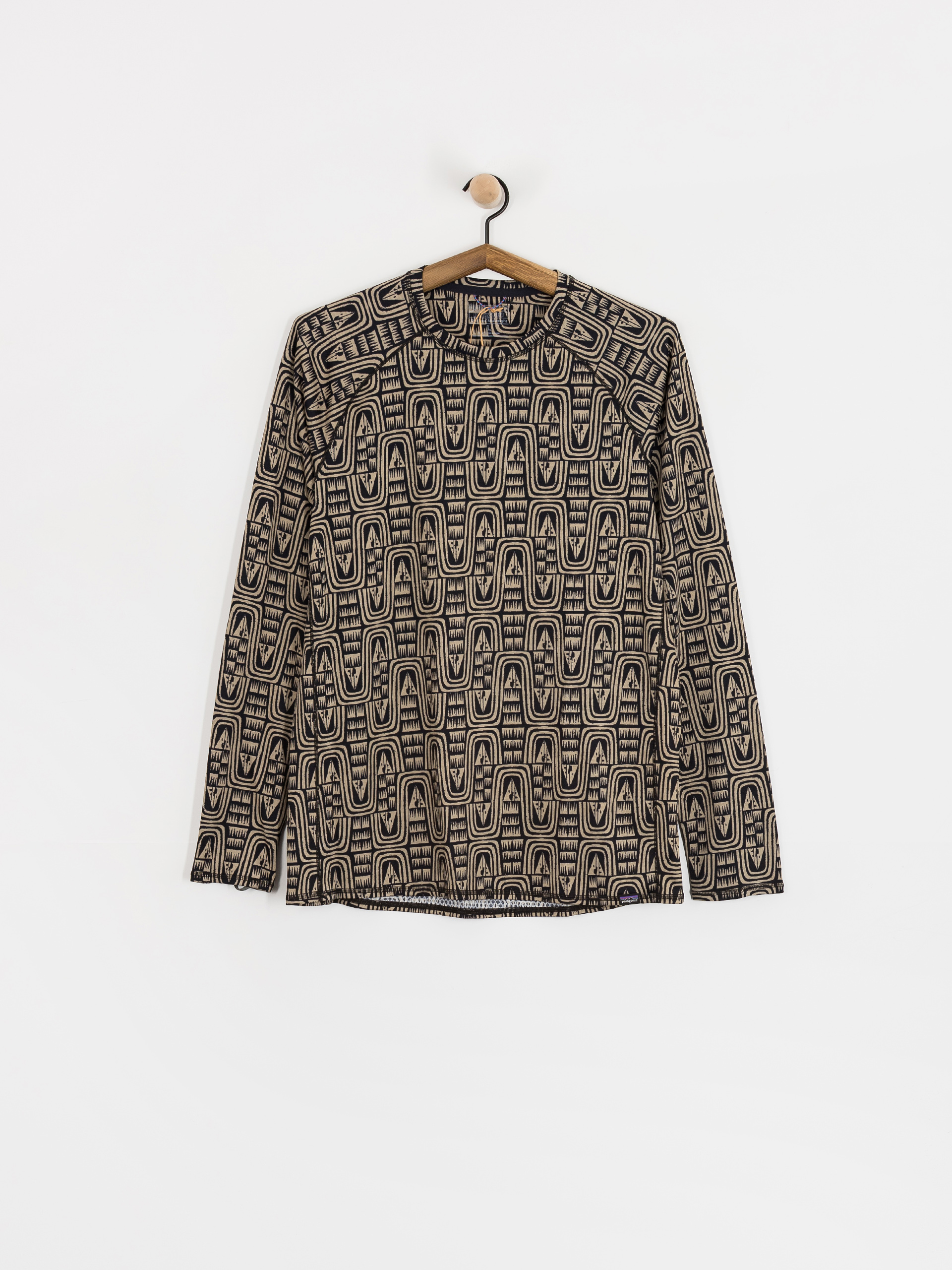 Блуза Patagonia Cap MW Crew (flow sunken blue)