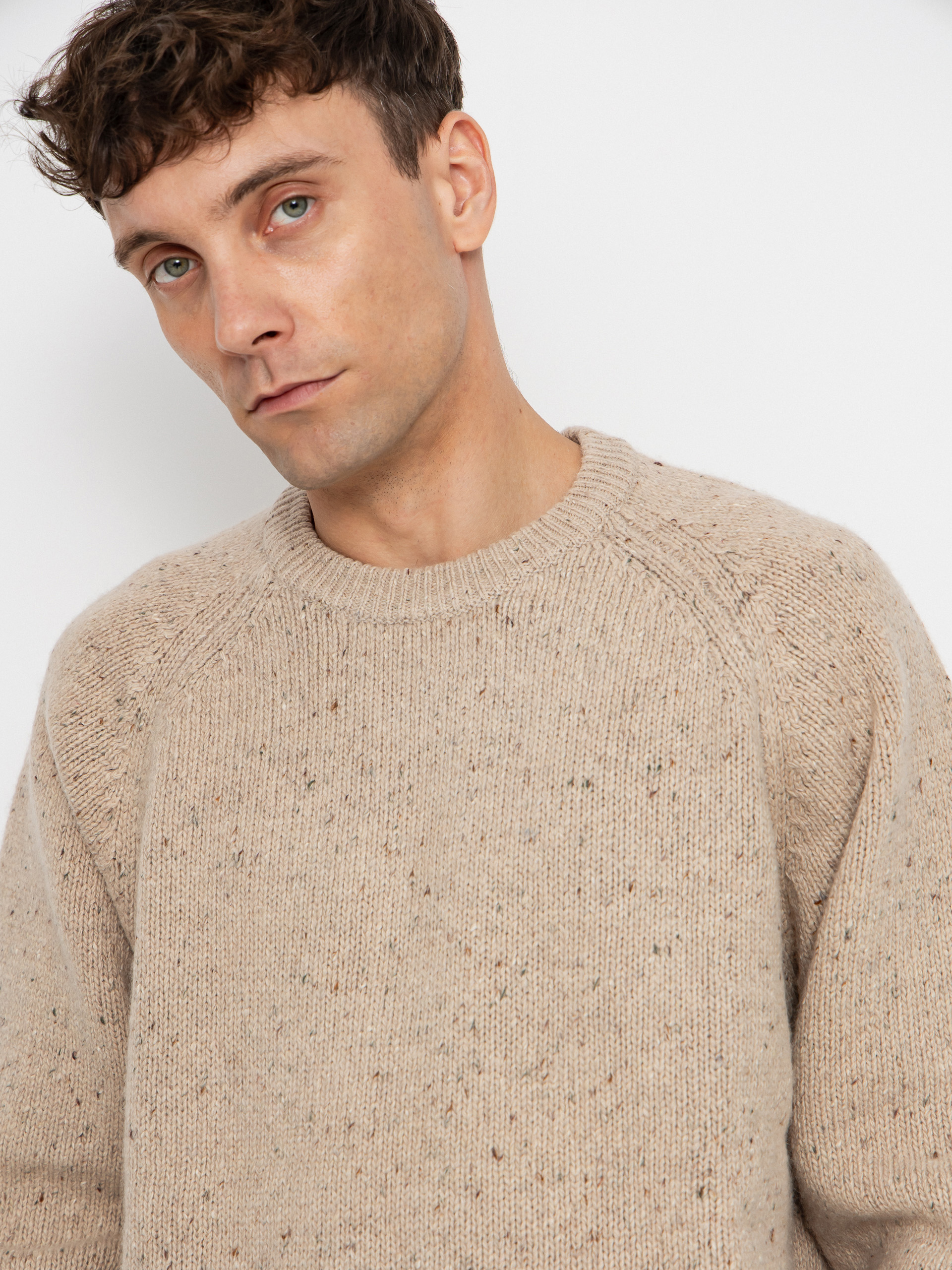 Пуловер Carhartt WIP Anglistic (speckled fleur de sel)