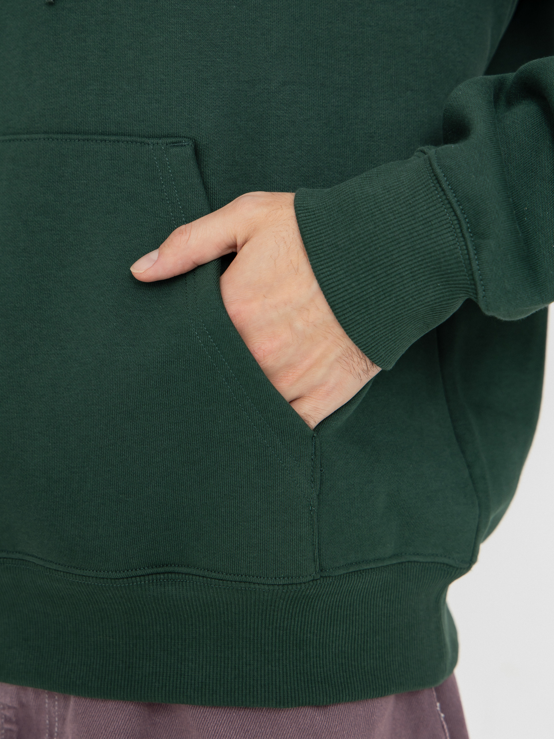 Суитшърт с качулка Carhartt WIP Carhartt HD (sycamore tree/phlox)