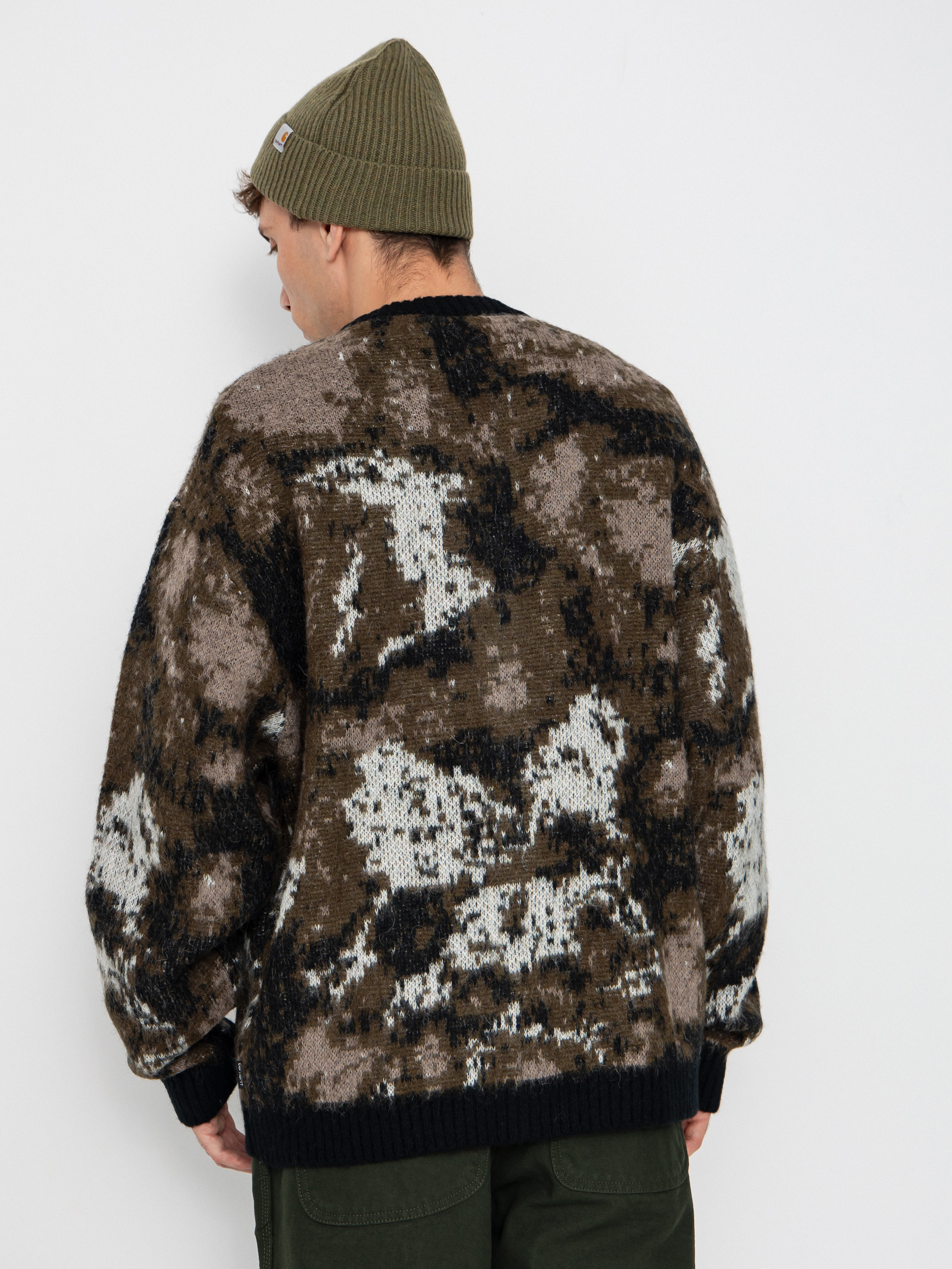 Пуловер Carhartt WIP Merton Cardigan (wild dog jacquard)