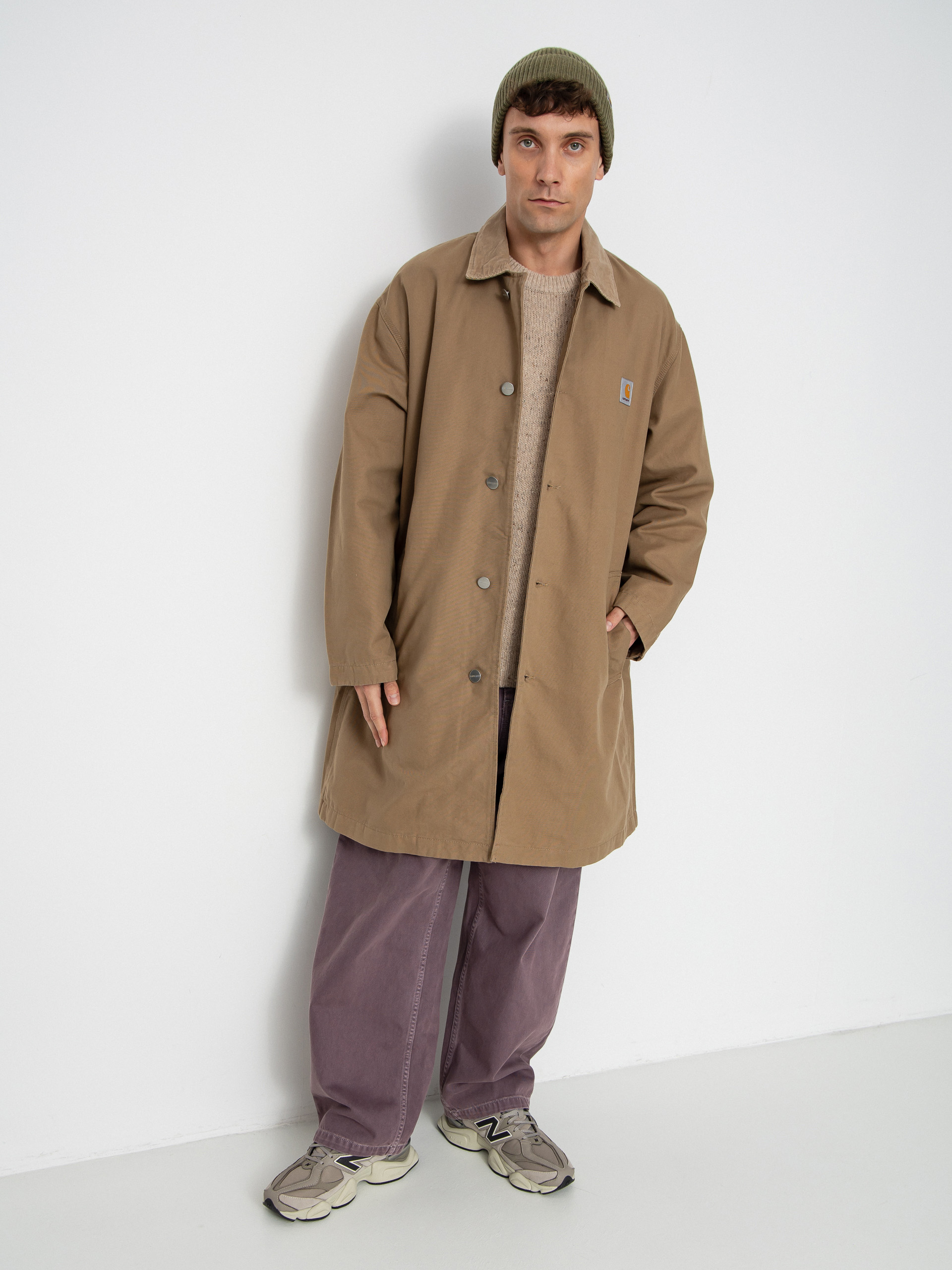 Палто Carhartt WIP Webster Coat (leather/leather/rinsed)