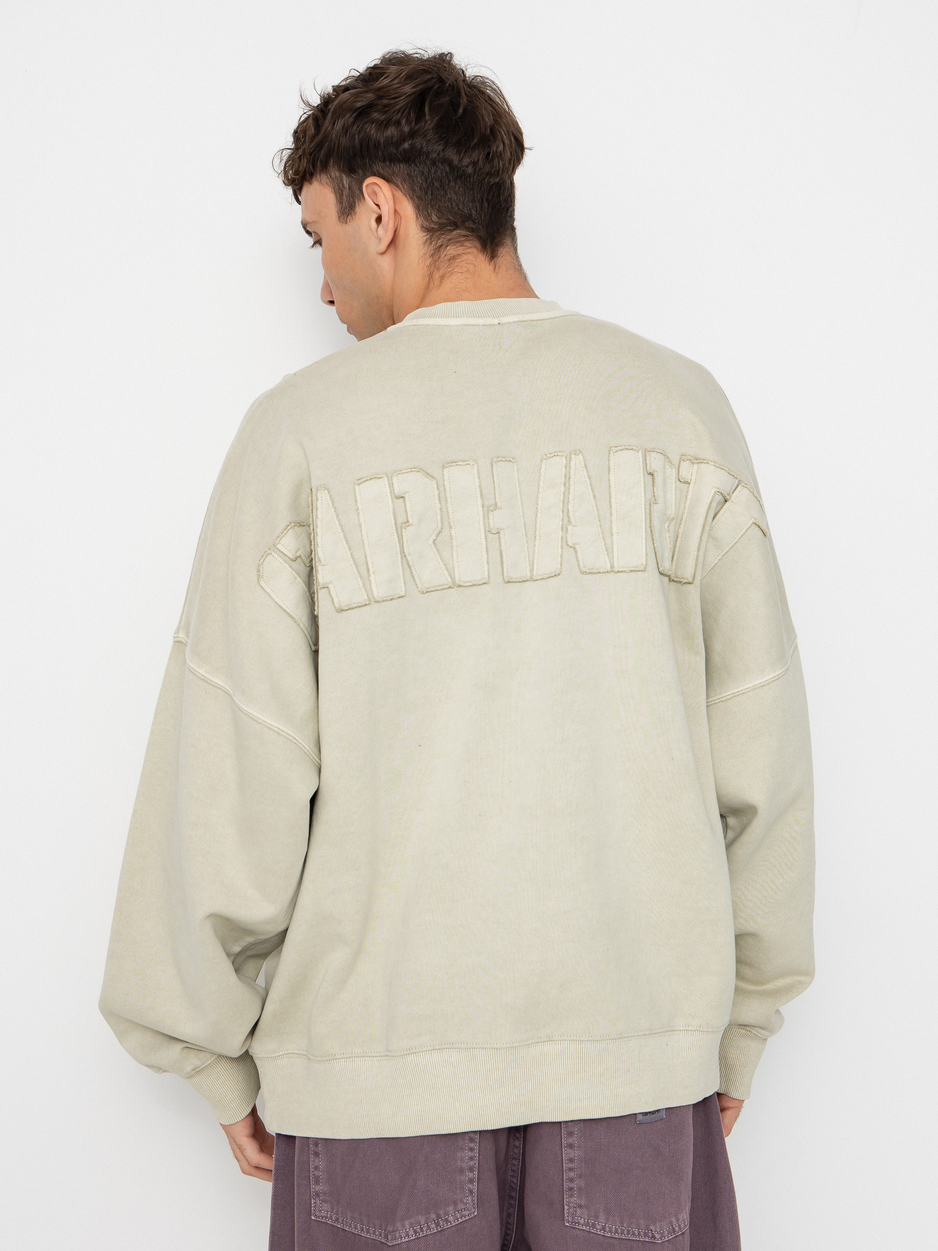 Суитшърт Carhartt WIP RGGD (fleur de sel/garment dyed)
