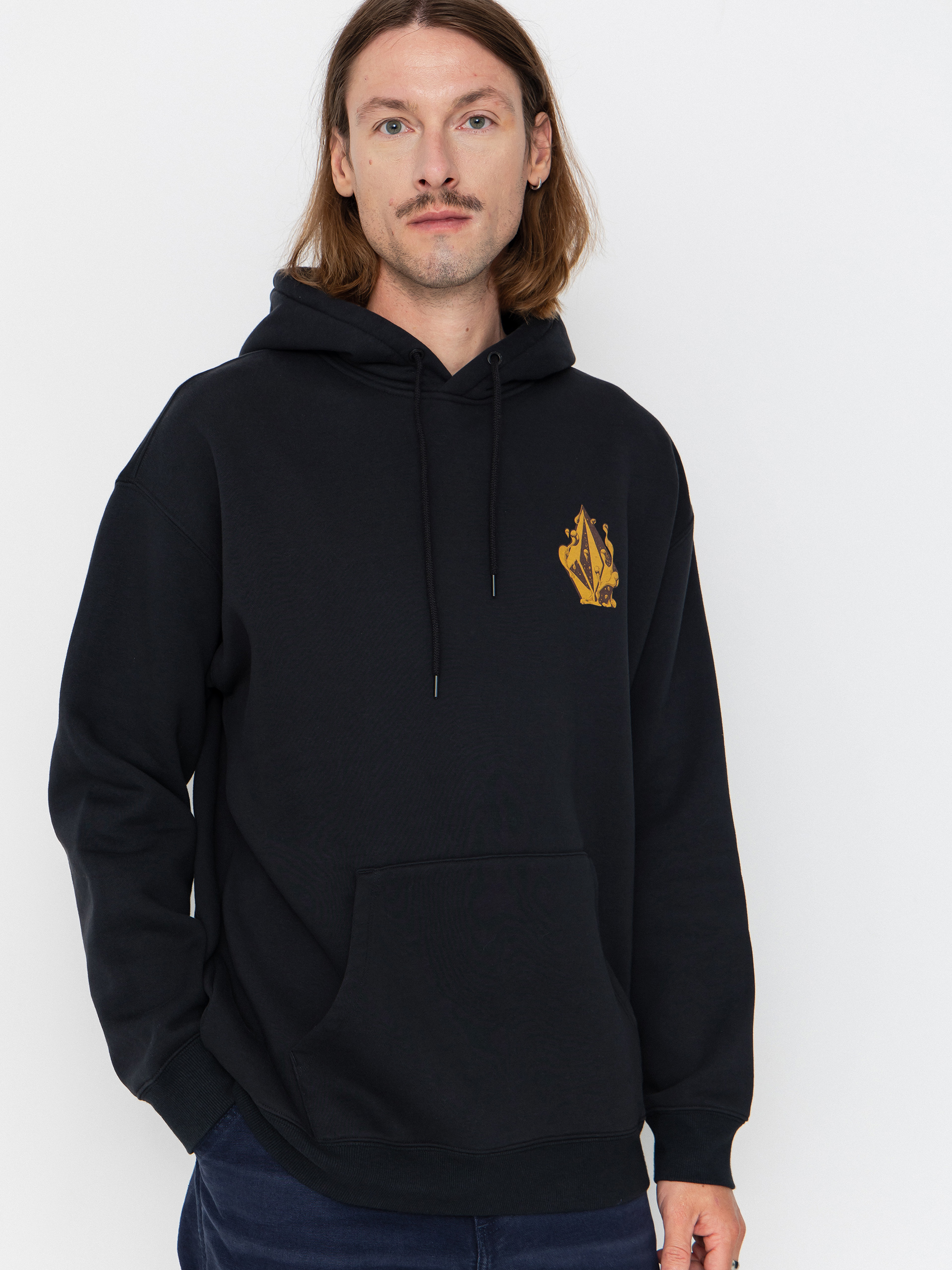 Суитшърт с качулка Volcom Fa Callum Rooney HD (antique black)