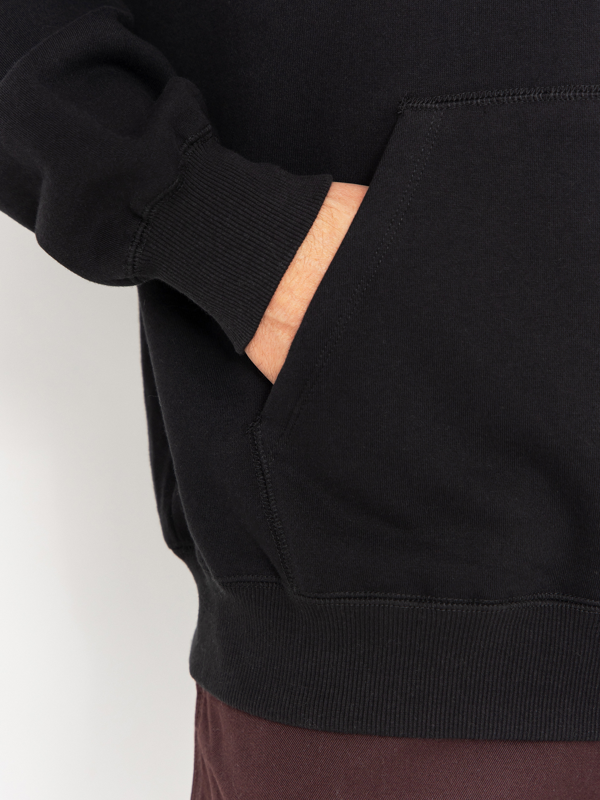 Суитшърт с качулка Volcom Workwear HD (black)